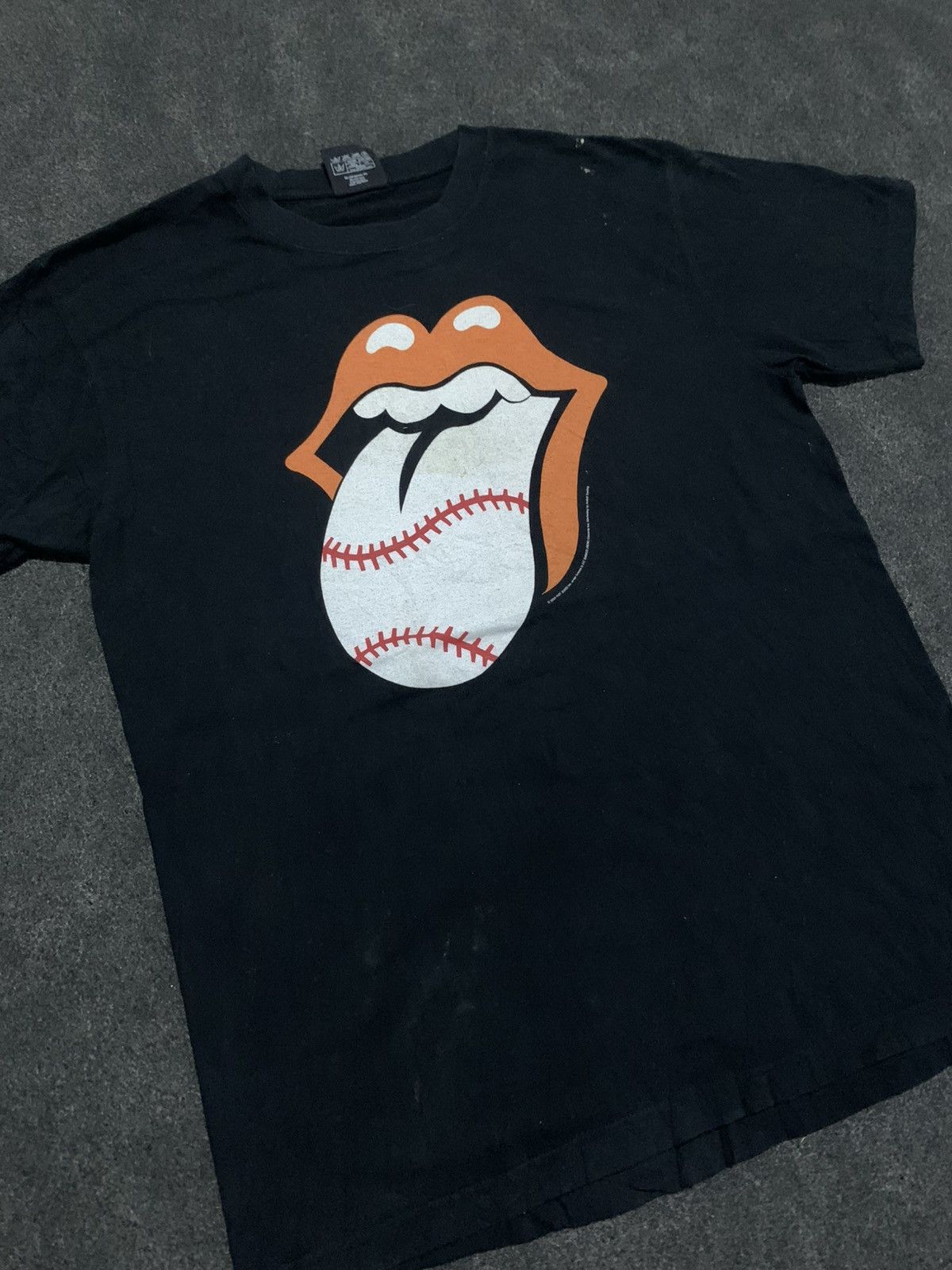 Band Tees THE ROLLING STONES "Baseball Tongue" Tokyo Dome Tour T-Shirt Size US L / EU 52-54 / 3 - 3 Thumbnail