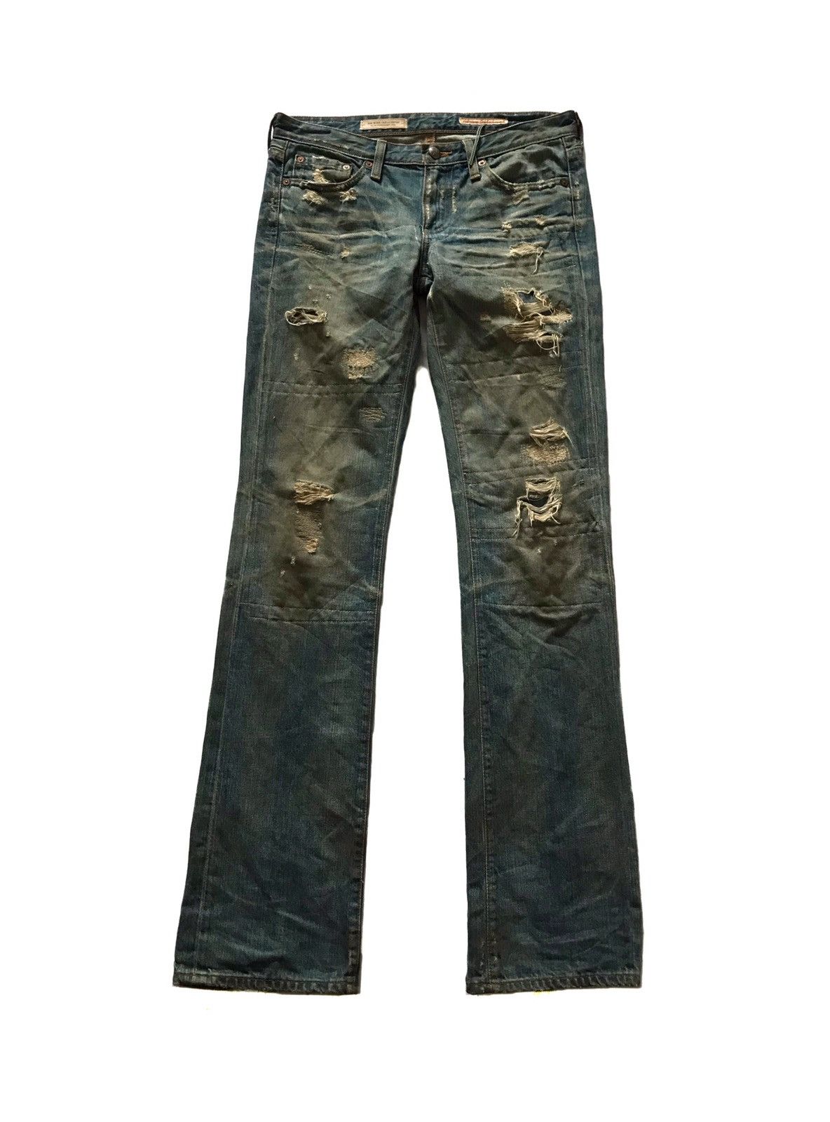 AG Adriano Goldschmied AG ADRIANO GOLDSCHMIES MUD MAX DISTRESSED JEANS Size US 29 - 1 Thumbnail