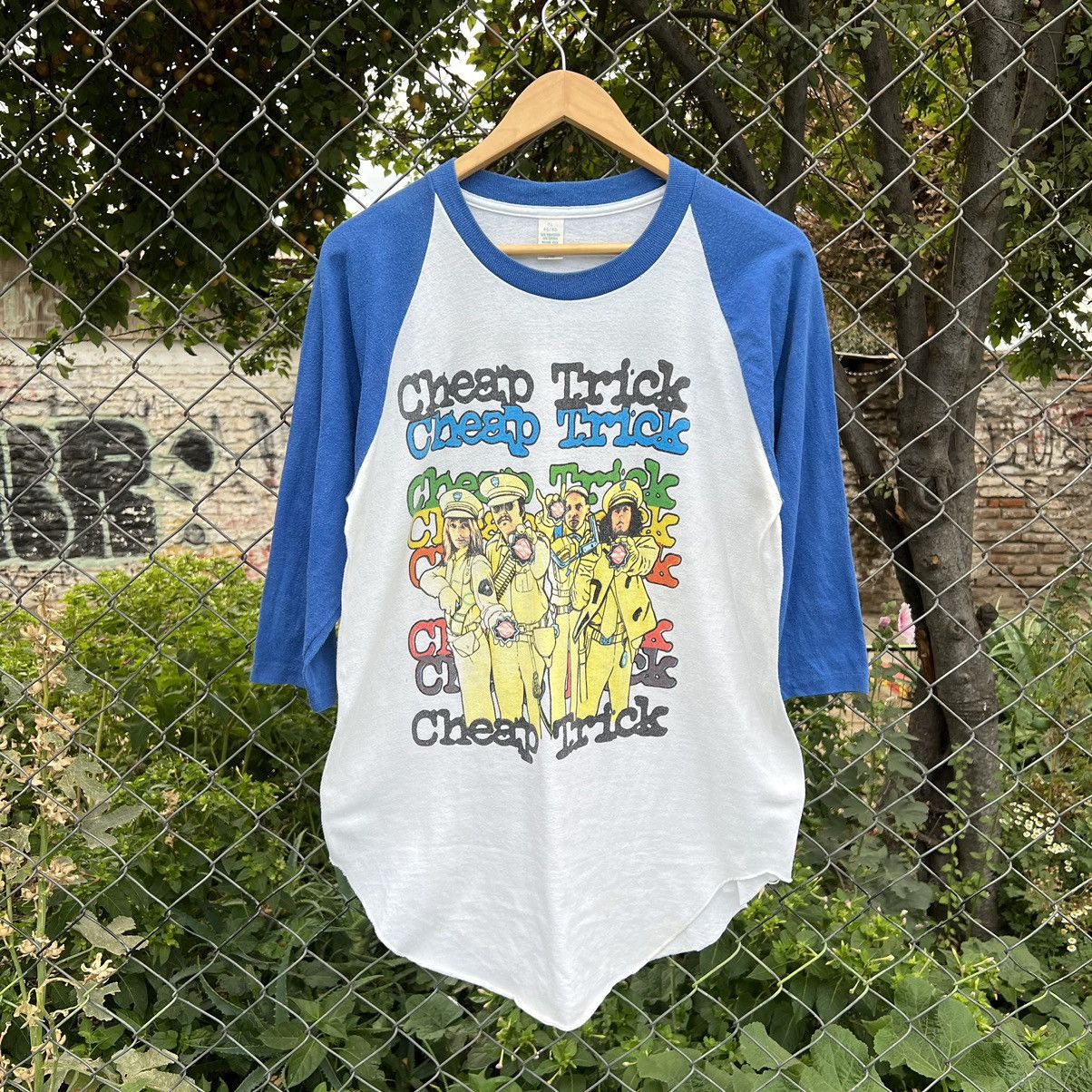 image of Band Tees x Vintage Cheap Trick Vintage Parking Lot Shirt in White, Men's (Size XL)