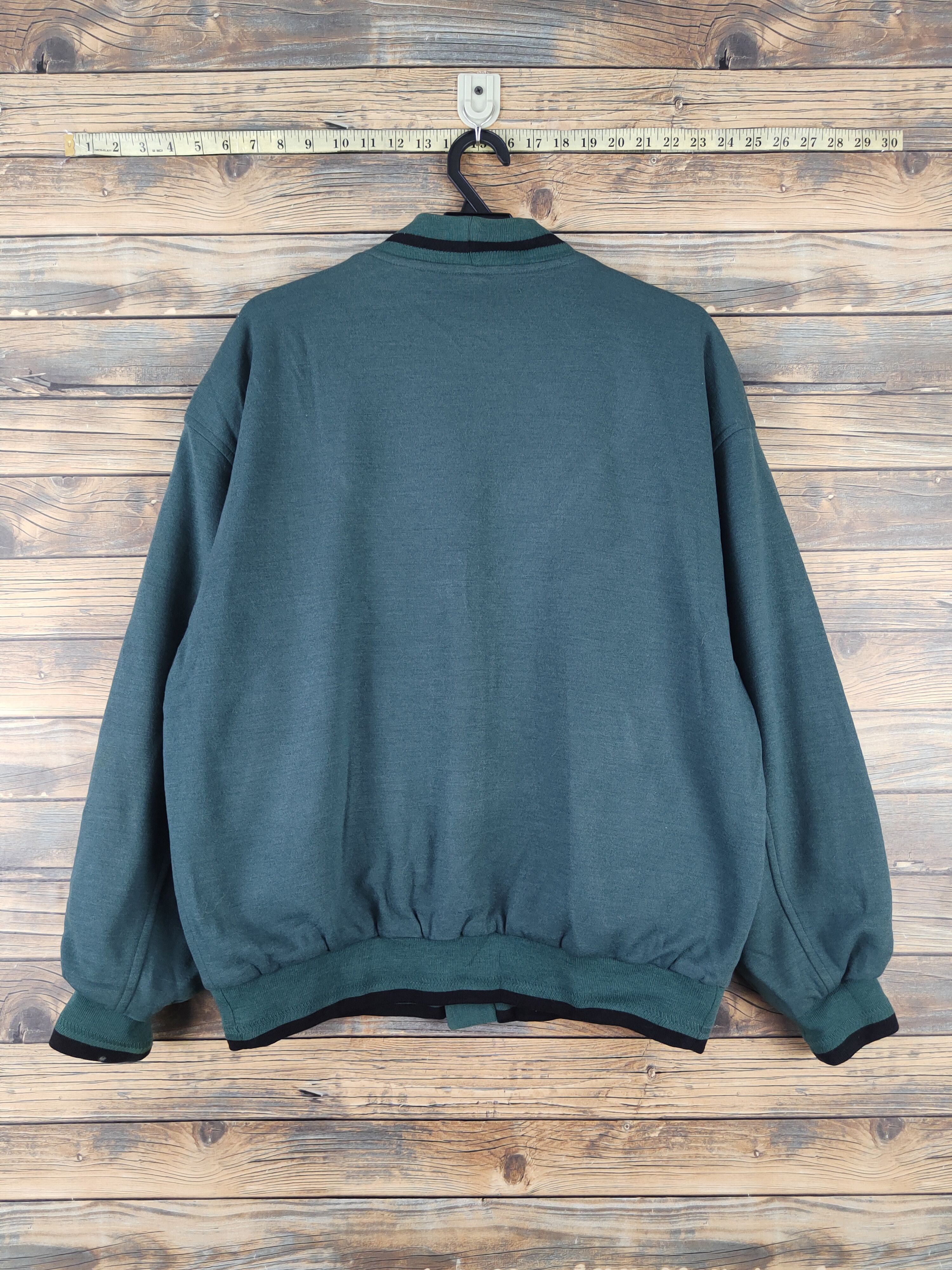 Japanese Brand Cote D'Azur Green Cardigan vintage Japan #W2239 Size US L / EU 52-54 / 3 - 9 Thumbnail
