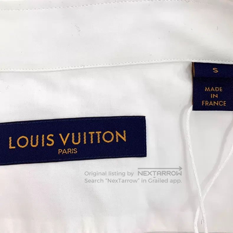 Louis Vuitton Louis Vuitton White presbyopic embroidered cotton lapel si Size US S / EU 44-46 / 1 - 5 Thumbnail