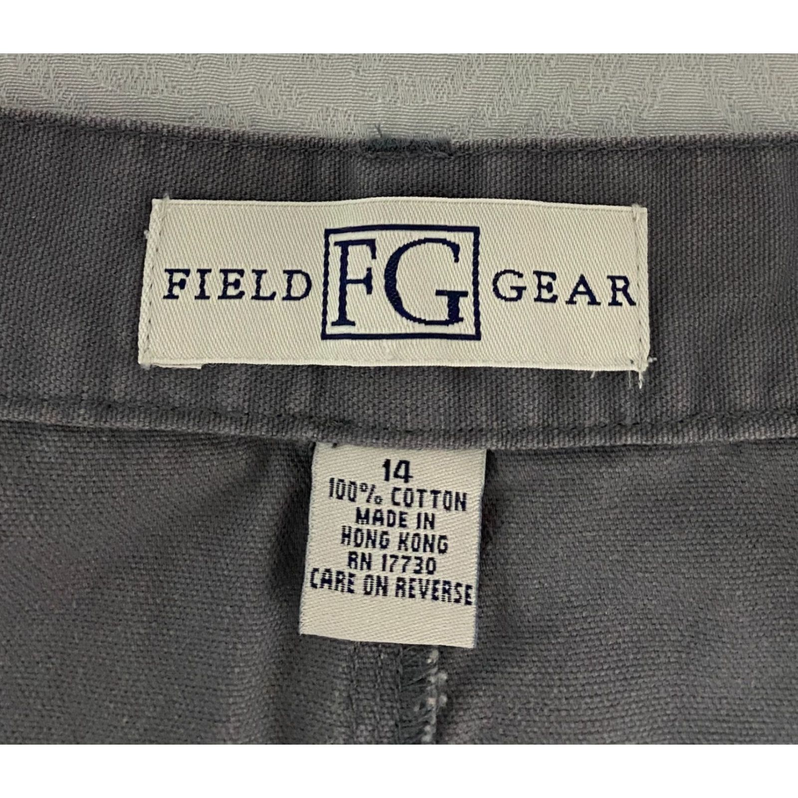 Vintage FG Field Gear Carpenter Womens Pants 14 Gray Baggy 90s Style Wide-Leg Workwear Casual Modern Size 24" / US 00 / IT 34 - 7 Thumbnail