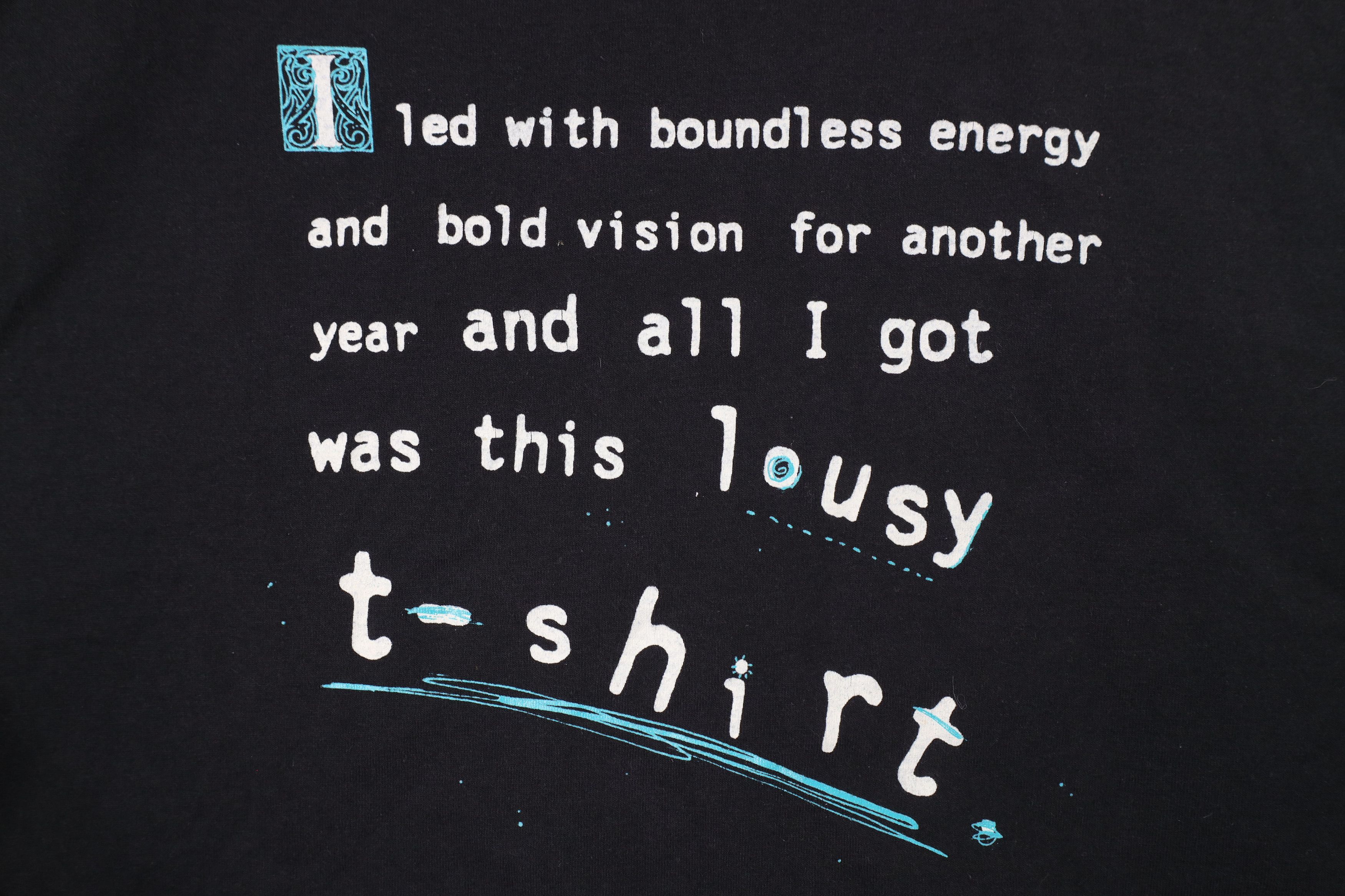 Vintage Vintage 80s 90s Boundless Energy Bold Vision T-Shirt USA Size US XL / EU 56 / 4 - 4 Thumbnail