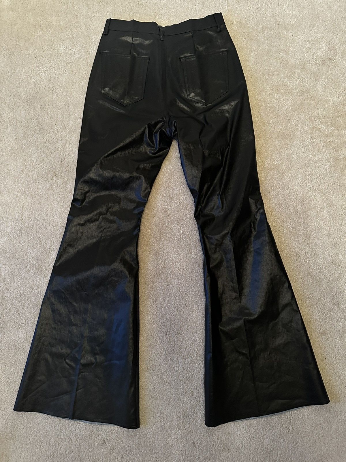 Rick Owens RICK OWENS Black Hollywood Bolan Bootcut Jeans Size US 32 / EU 48 - 2 Thumbnail