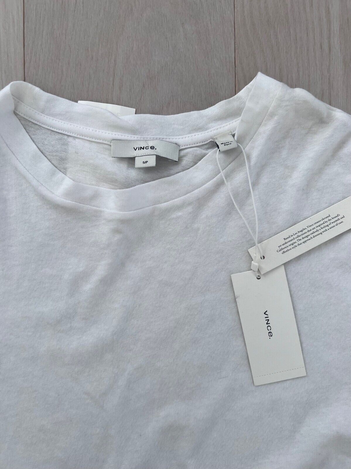 Vince Vince. Easy Tee in Optic White ( S ) Size S / US 4 / IT 40 - 3 Thumbnail
