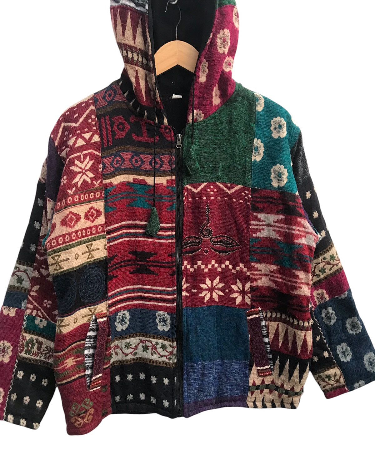 Other Pop Art Hoodie Patchwork Multicolour Sweater Size US M / EU 48-50 / 2 - 5 Thumbnail