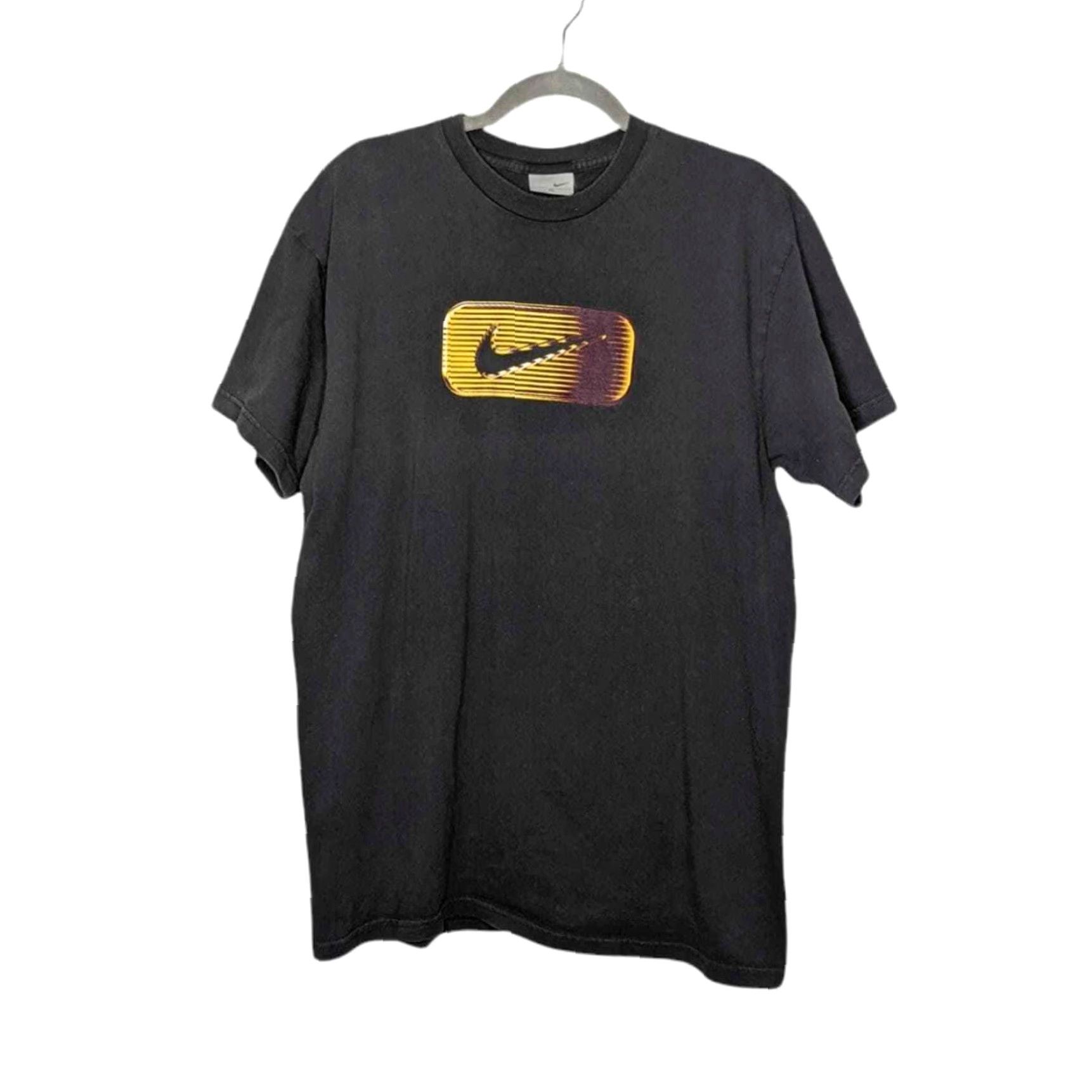 Nike VINTAGE Nike Check Swoosh T-Shirt Gray XL Unisex Adults Size US XL / EU 56 / 4 - 2 Thumbnail