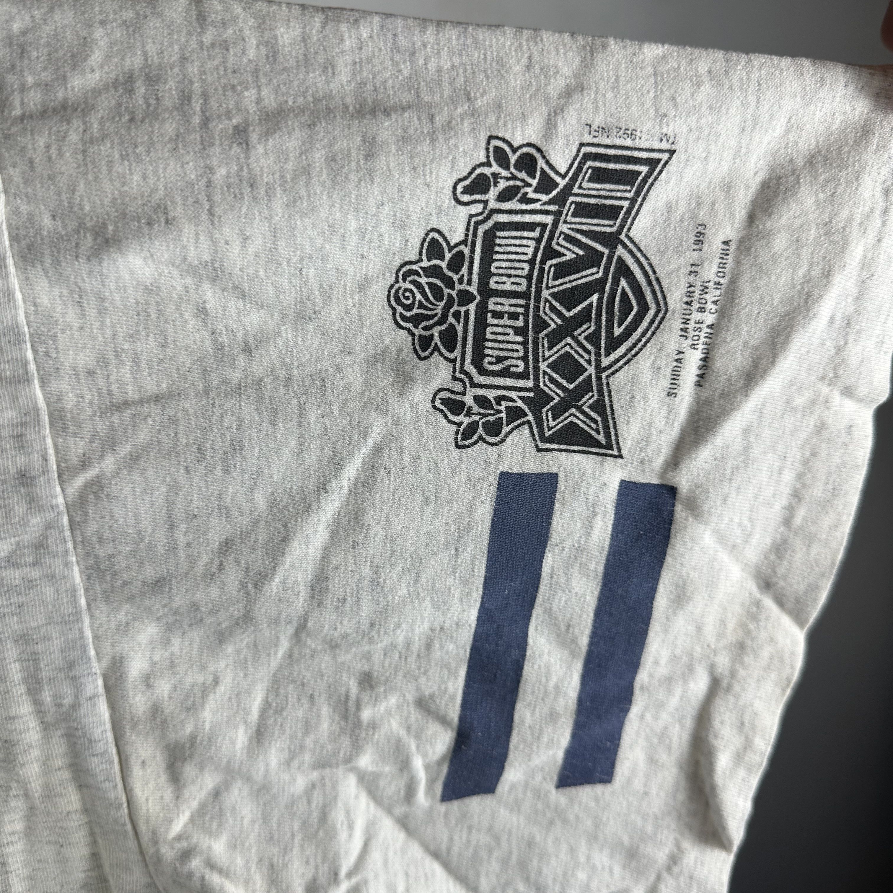 Vintage ​1993 Dallas Cowboys NFL Super Bowl Champions Salem T-shirt Size US XL / EU 56 / 4 - 8 Thumbnail