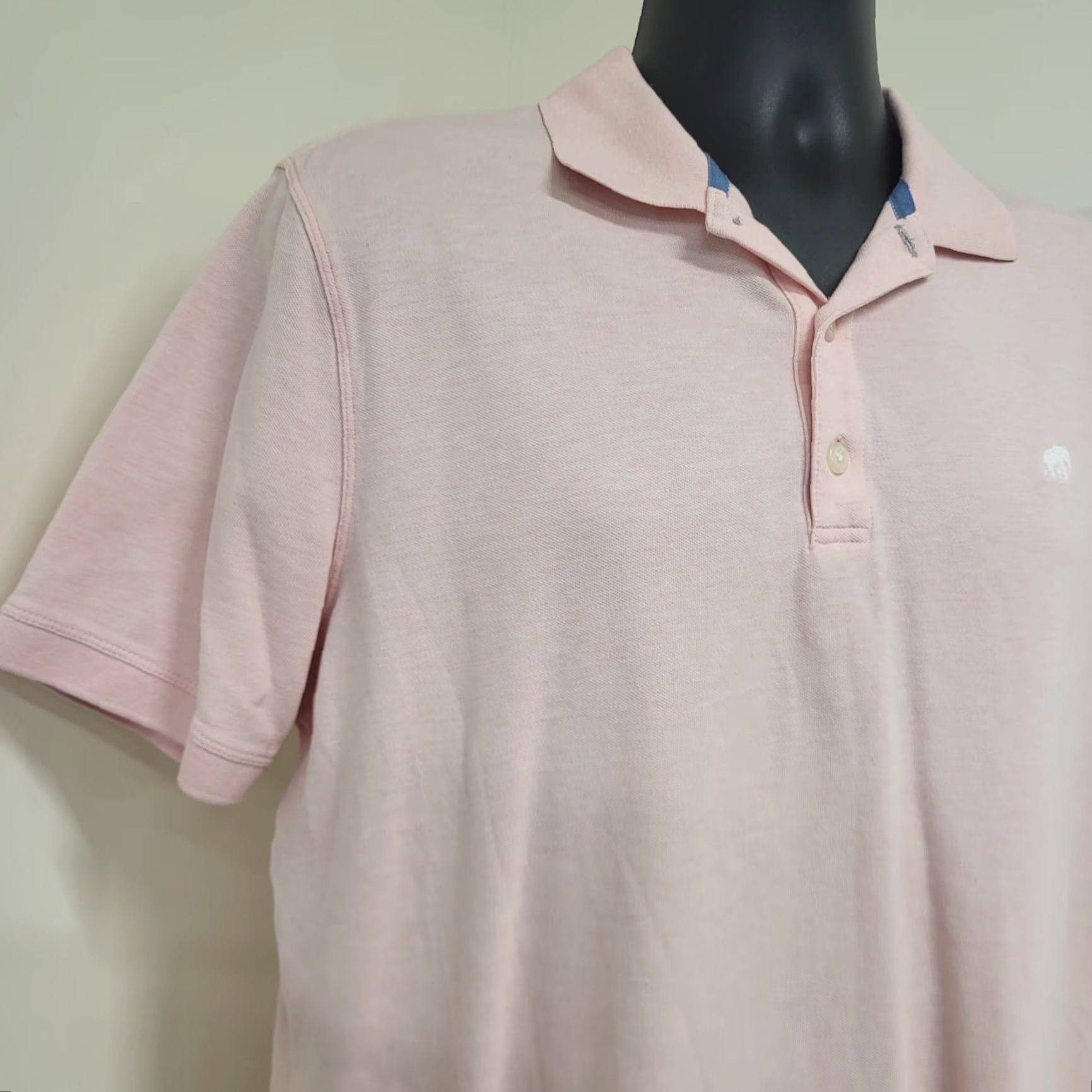Banana Republic Banana Republic Pique Polo Shirt Mens L Pink Standard Fit Organic Cotton Shirt Polo shirt Size US L / EU 52-54 / 3 - 3 Thumbnail