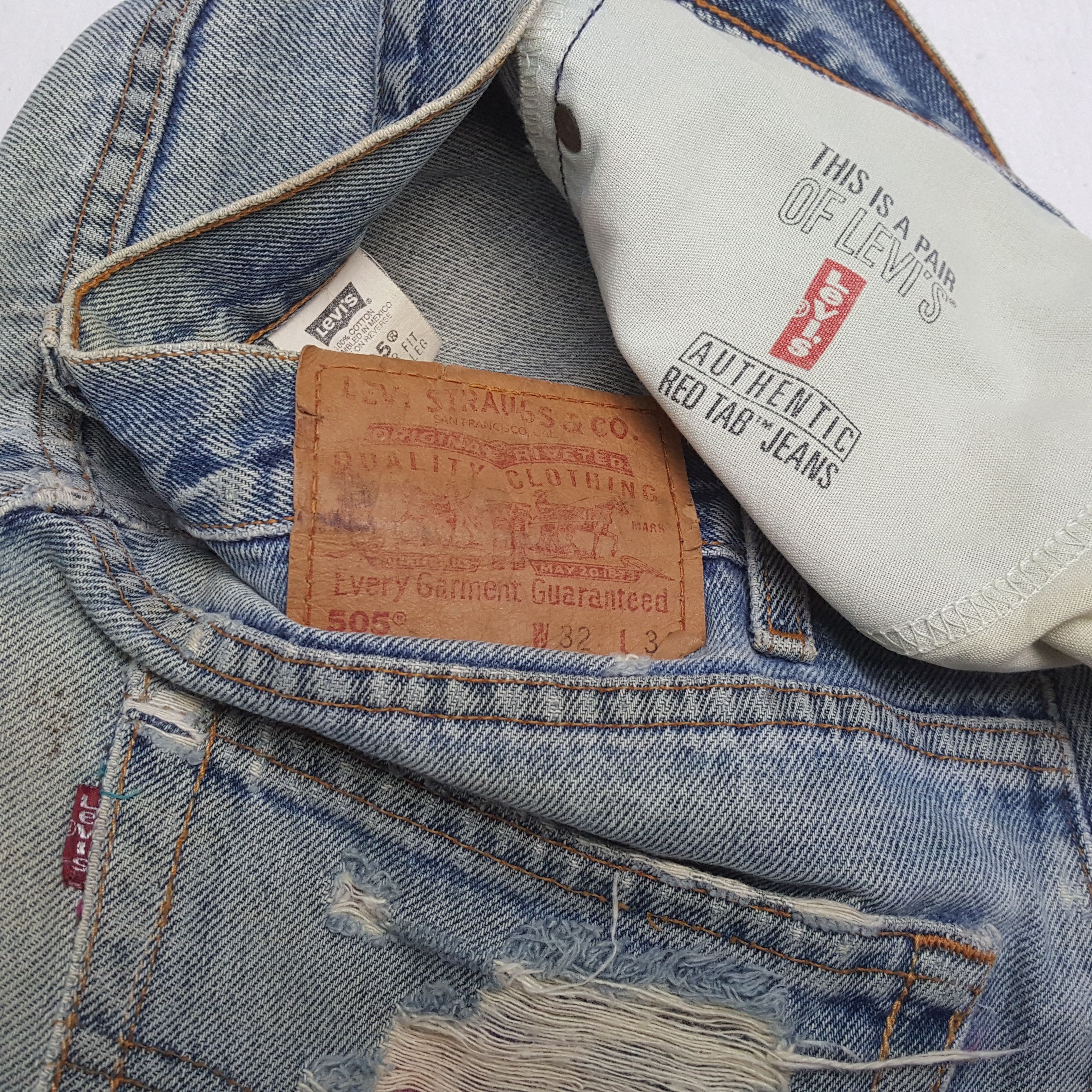 Levi's × Levi's Vintage Clothing × Vintage Vintage LEVI'S Kurt Cobain Distressed Style Jeans Size US 32 / EU 48 - 14 Thumbnail