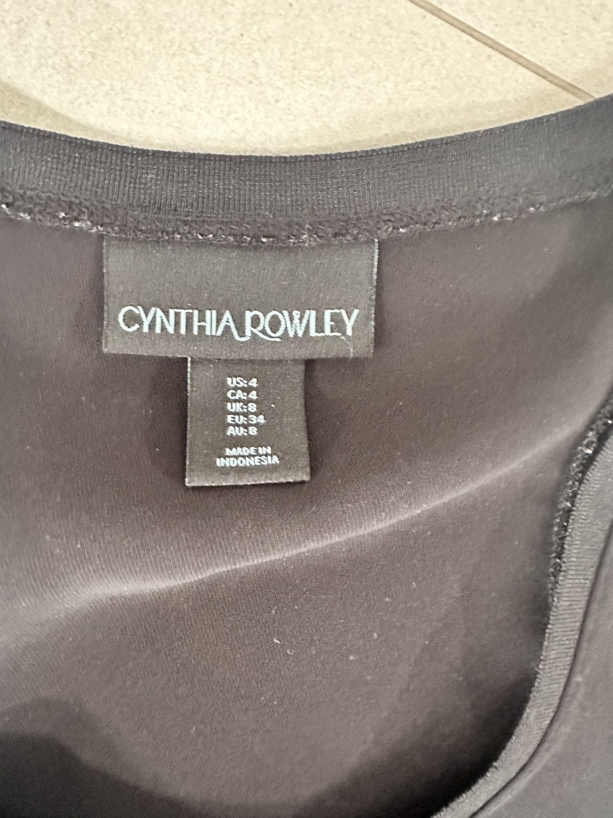 Cynthia Rowley Cynthia Rowley Black Tank Sheath Dress Size 4 Size S / US 4 / IT 40 - 2 Thumbnail