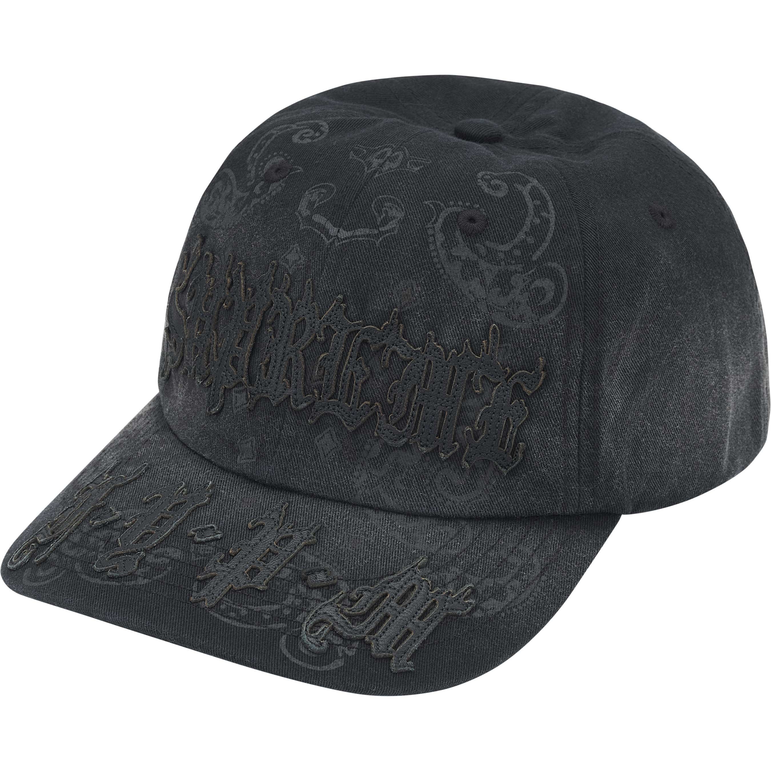 Supreme LEATHER APPLIQUÉ 6-PANEL CAP Size ONE SIZE - 3 Thumbnail
