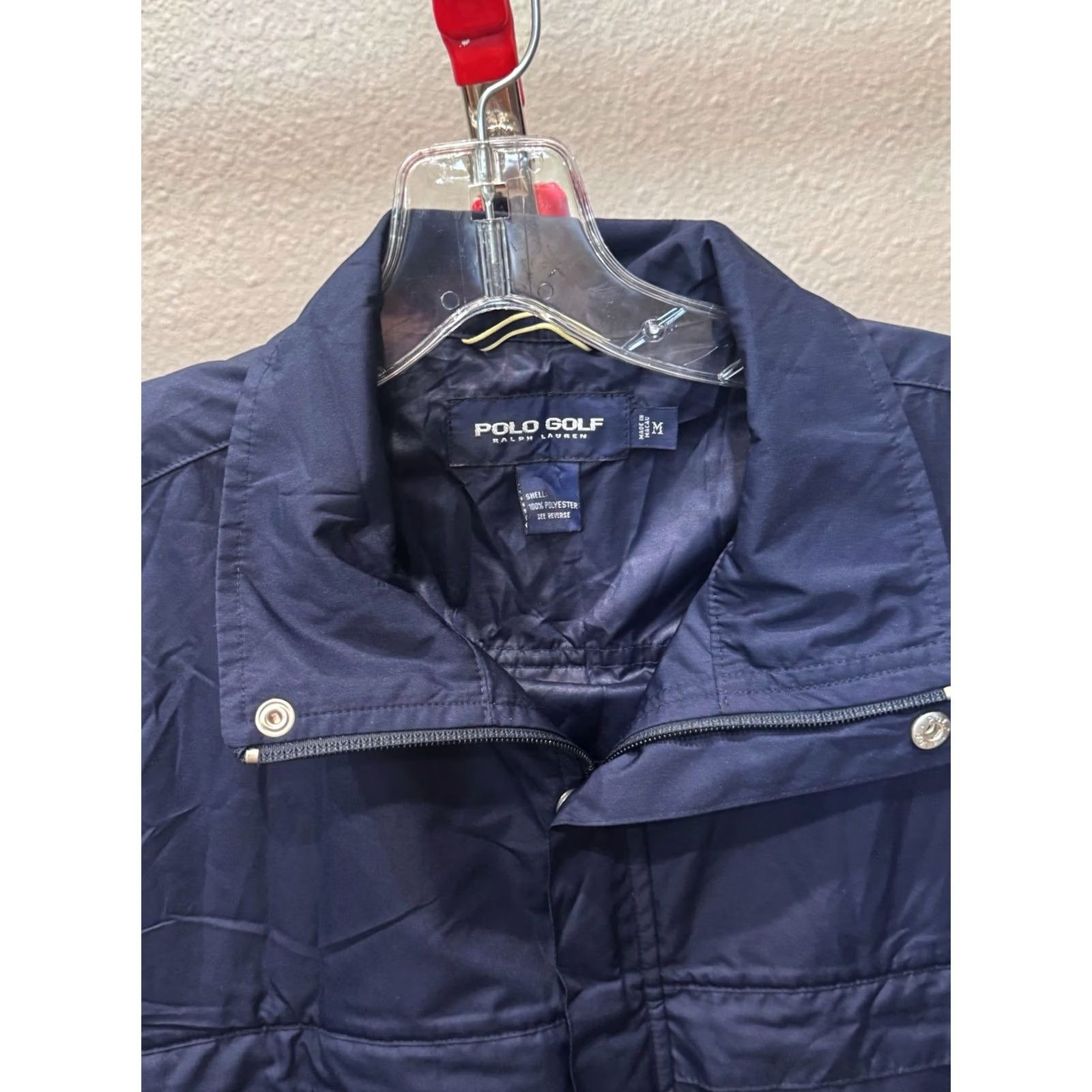 Polo Ralph Lauren Polo Ralph Lauren Navy Blue Poly Jacket SWEATER Medium M Mens Size US M / EU 48-50 / 2 - 3 Thumbnail