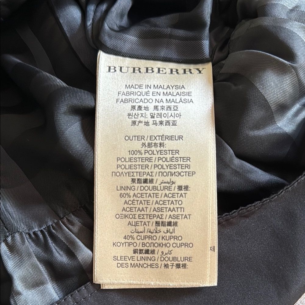Burberry Burberry Women’s 2 Charcoal Utility Jacket Peplum Waist Size XS / US 0-2 / IT 36-38 - 6 Thumbnail