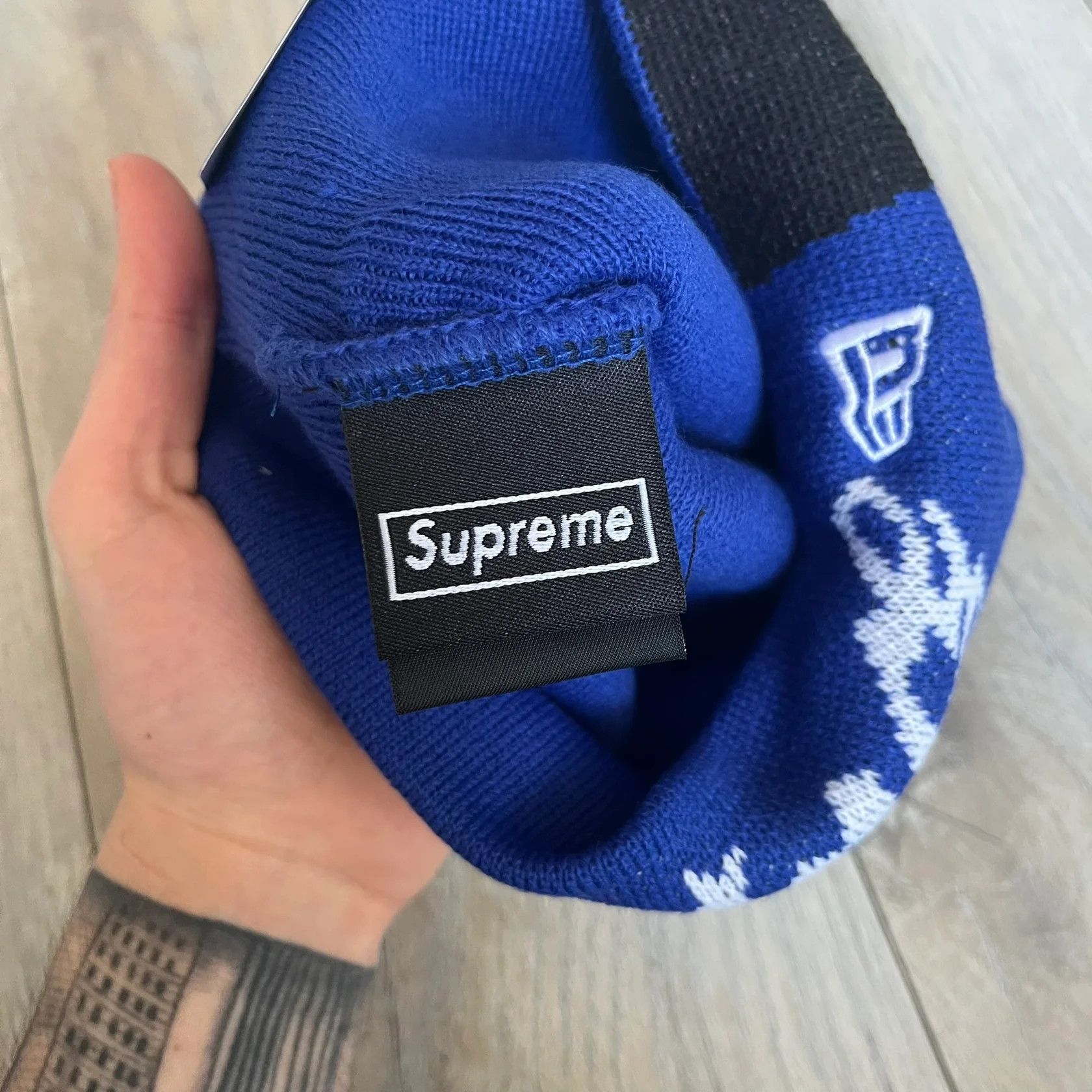 Supreme Supreme SS26 New Era Ghostface Royal Beanie Size ONE SIZE - 6 Thumbnail
