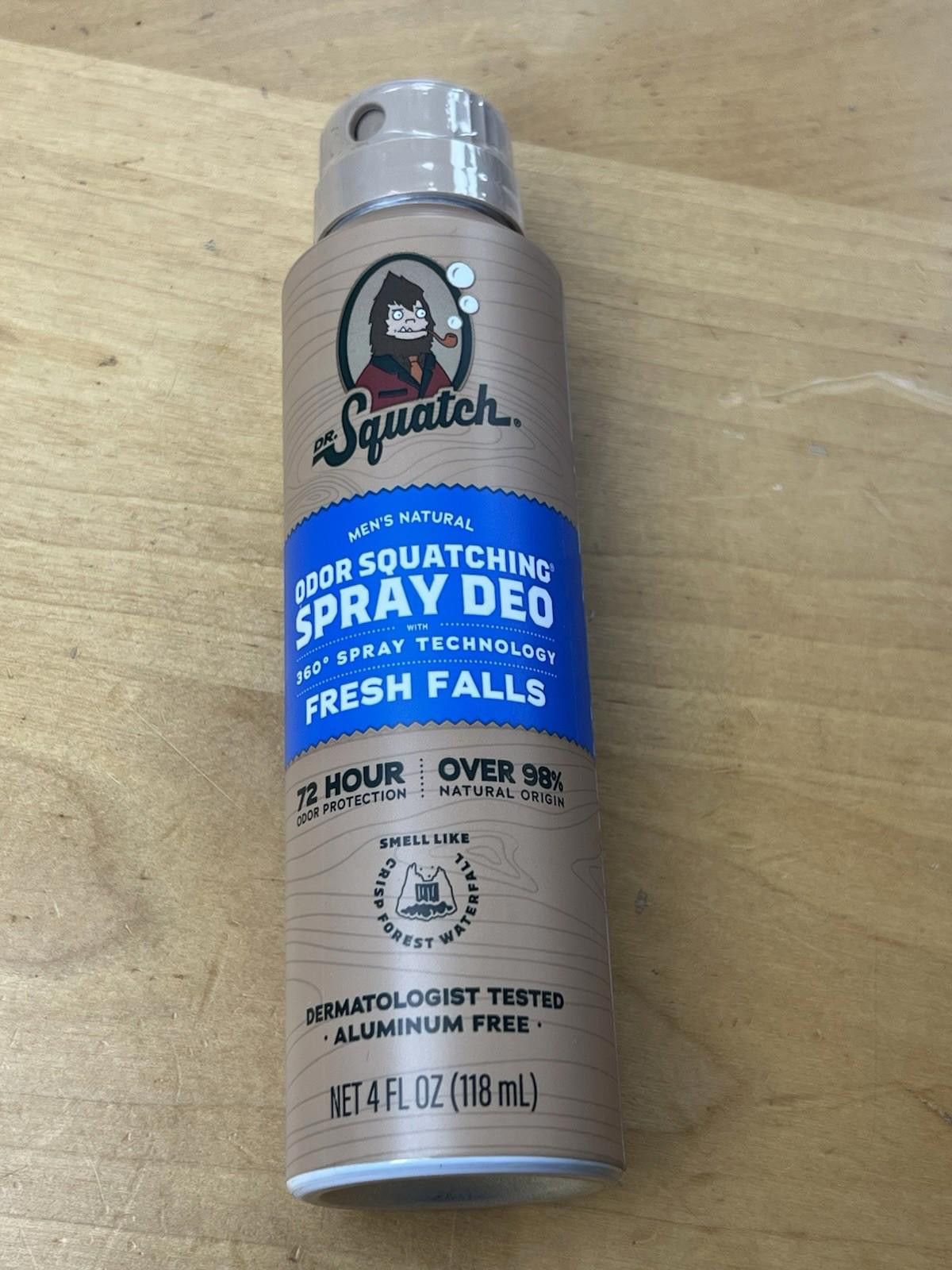 Other Dr. Squatch Spray Deodorant Aluminum Free Fresh Falls 4 oz Size ONE SIZE - 1 Thumbnail