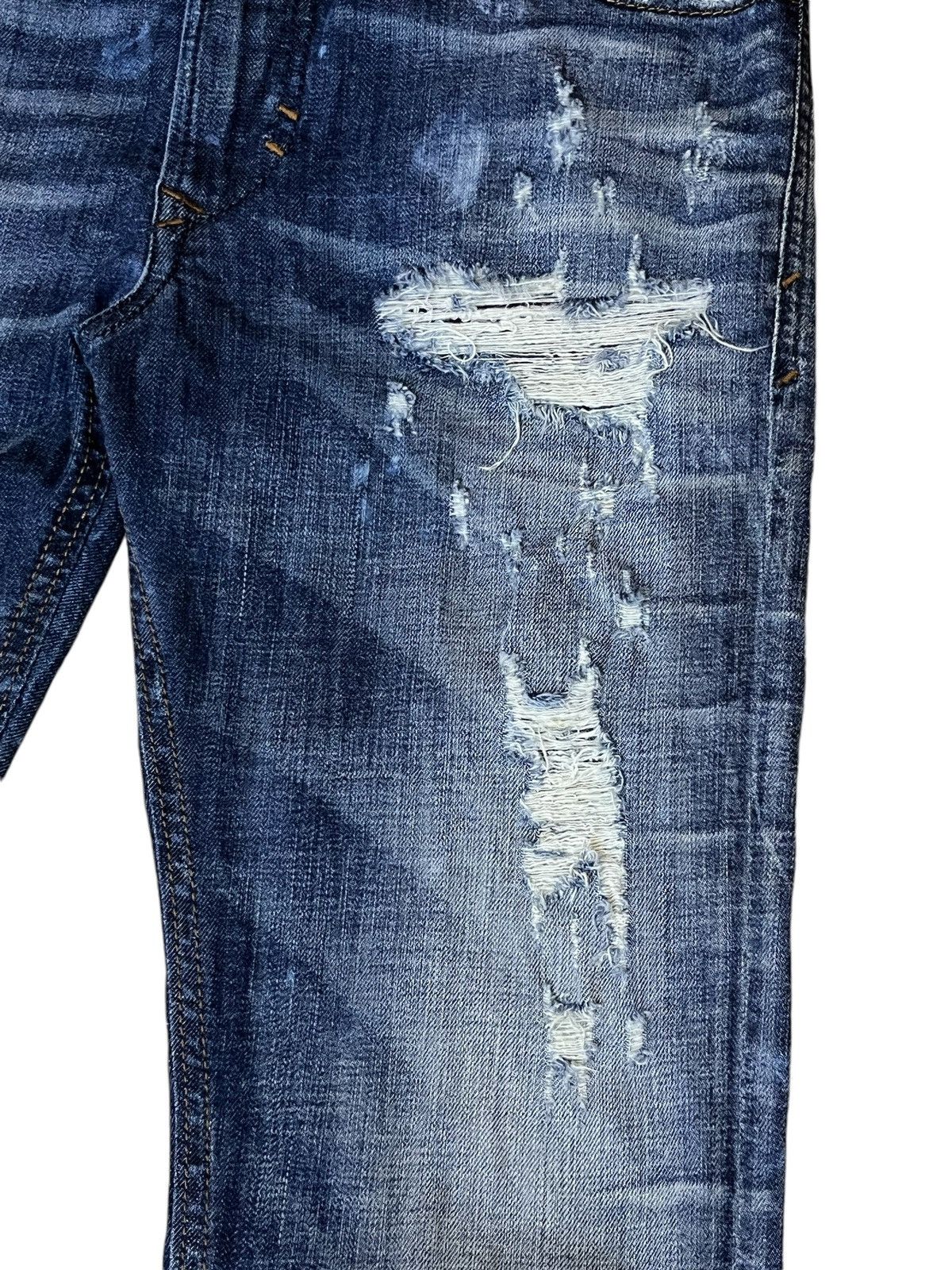 Diesel SICK🔥DIESEL SLIM SKINNY S/S 2016 DISTRESSED STYLE JEANS Size US 31 - 5 Thumbnail