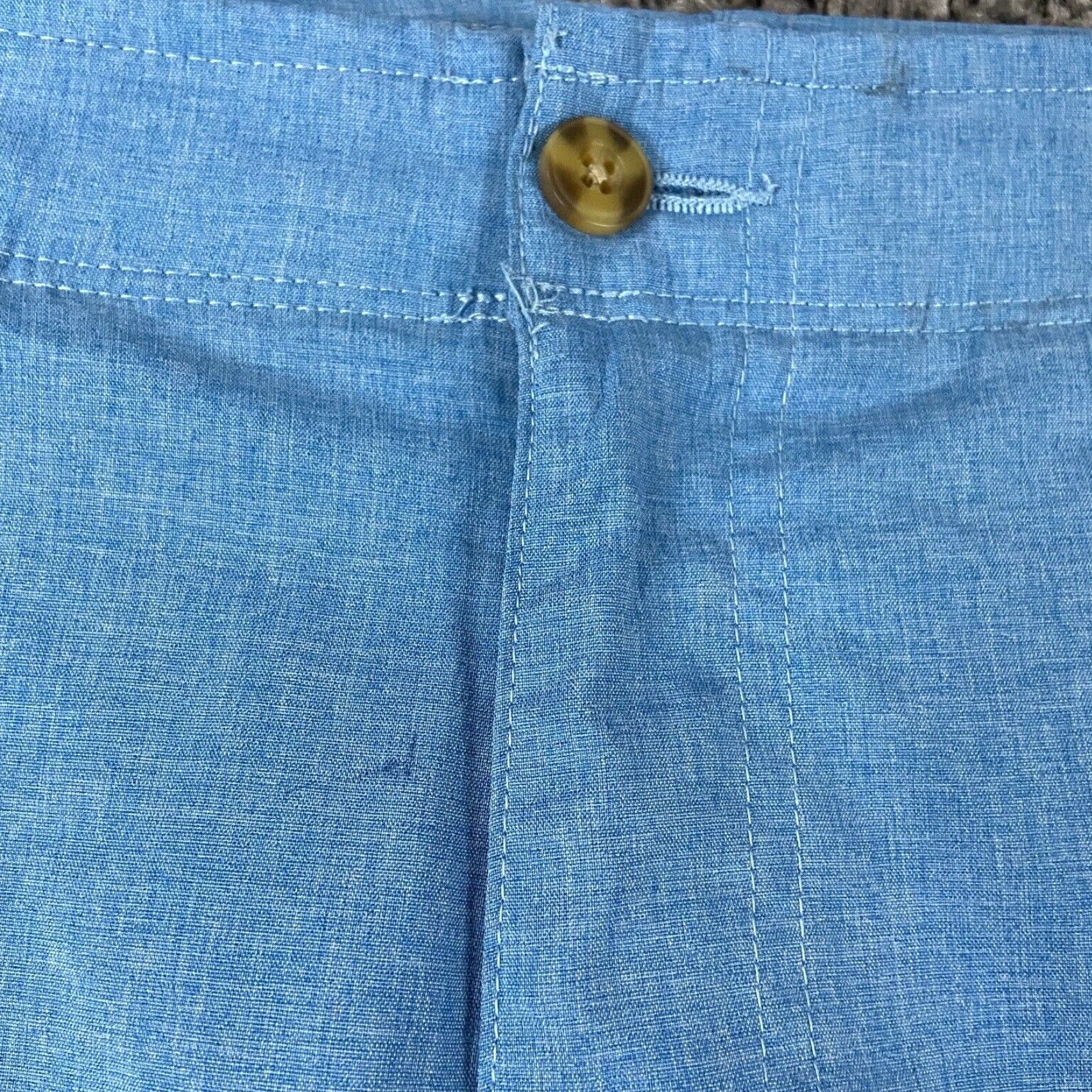Hogan VINTAGE Ben Hogan Shorts Men 32 Blue Chino Regular Size 32 Blue Athletic Casual Mens Size US 32 / EU 48 - 5 Thumbnail