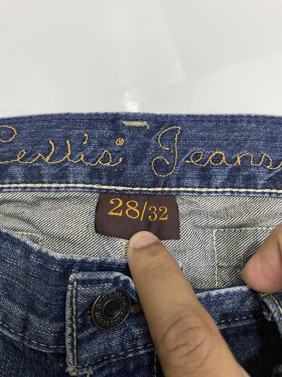 Levi's Vintage Clothing × Undercover VTG LEVIS 202🔥BUCKLE BACK DISTRESSED DENIM UNDERCOVER STYLE Size US 29 - 11 Thumbnail