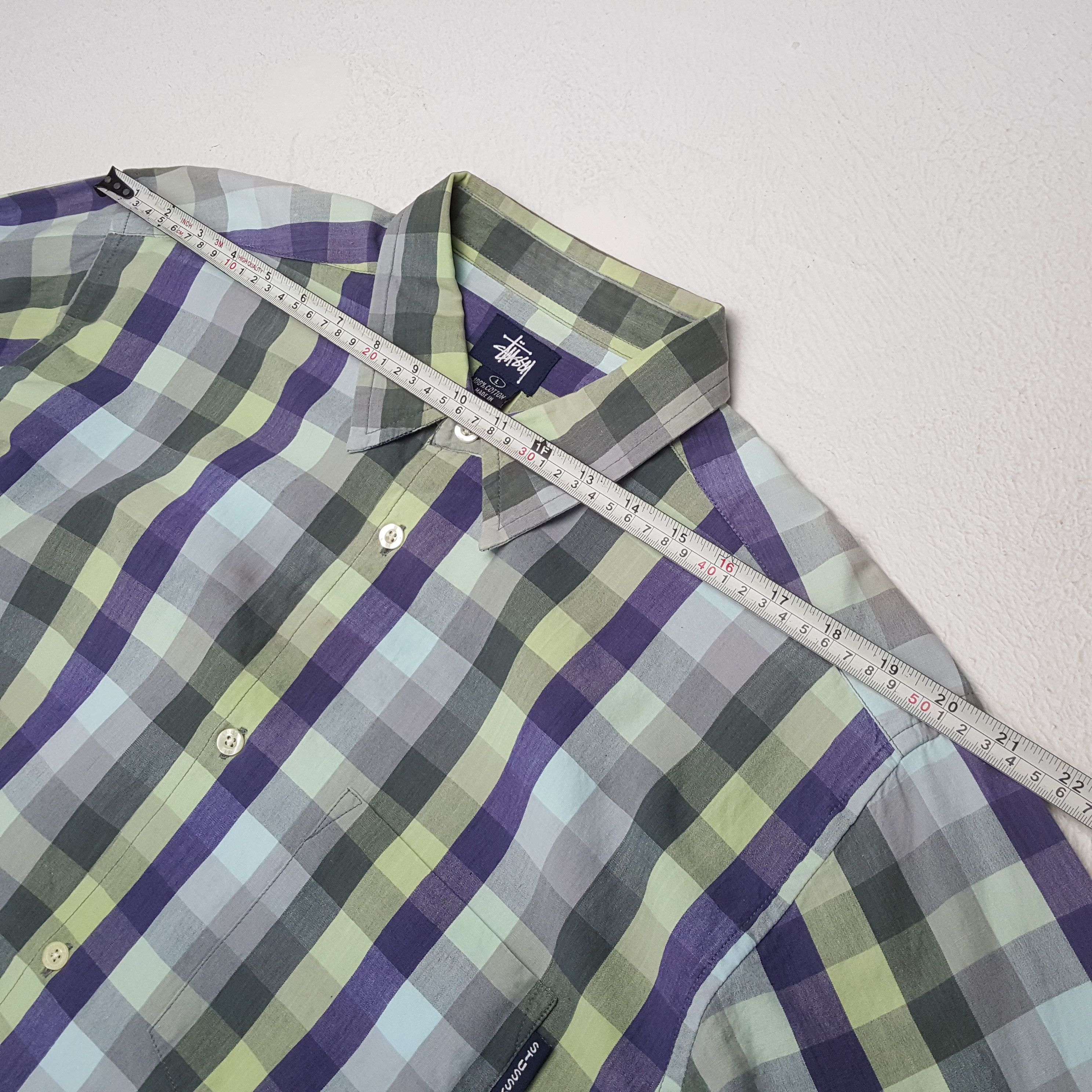 Stussy × Vintage Vintage STUSSY Streetwear Skateboard Style Logo Shirt Size US L / EU 52-54 / 3 - 5 Thumbnail