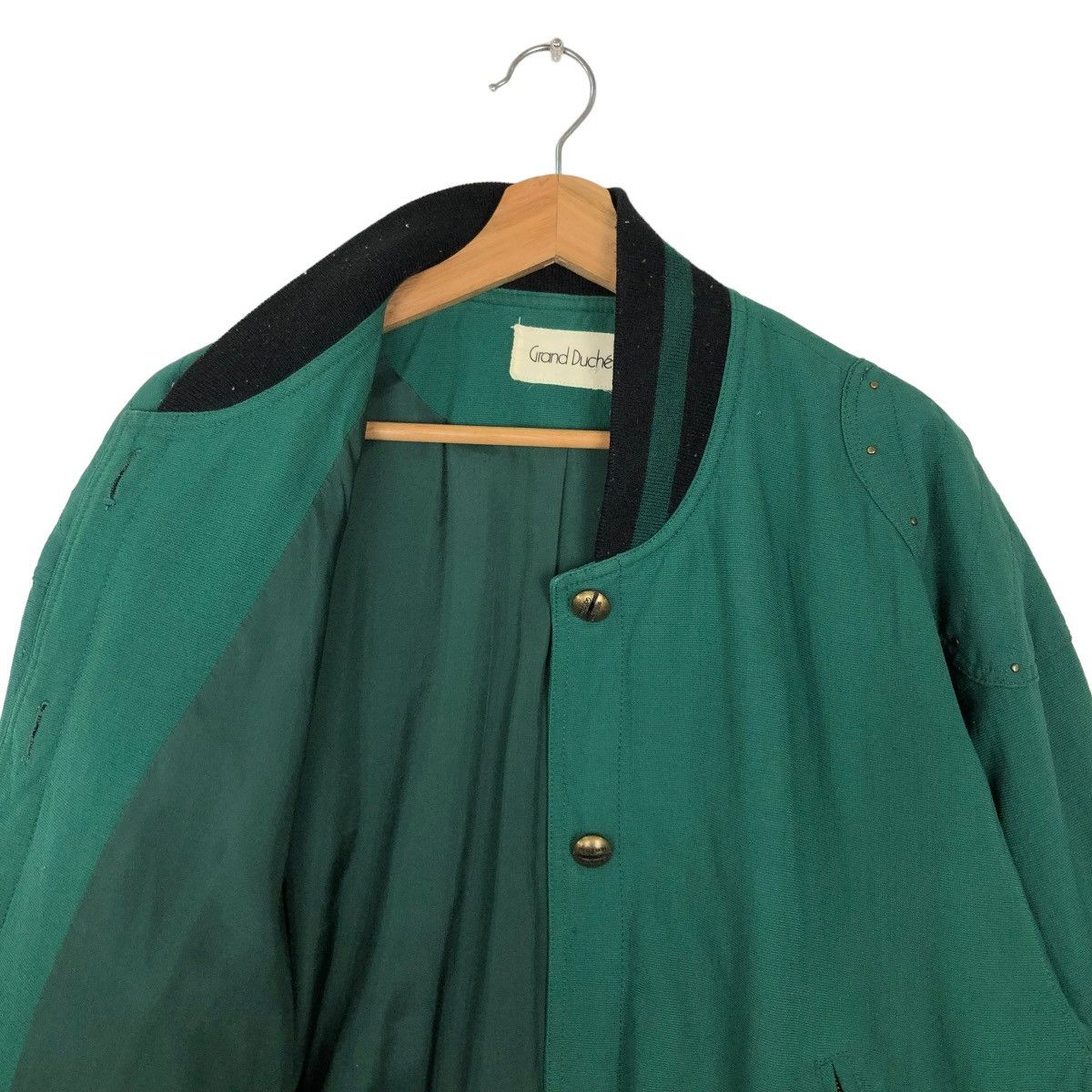 Japanese Brand × Vintage 🔥CROPPED BIKER BOMBER JACKET GRAND DUCHE ISSEY MIYAKE Size US M / EU 48-50 / 2 - 9 Thumbnail