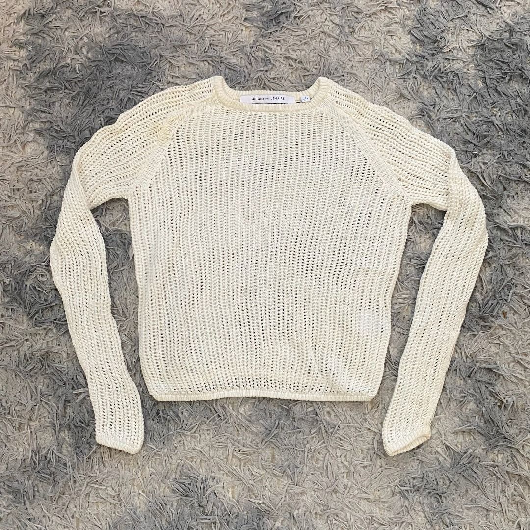 Lemaire × Uniqlo LEMAIRE UNIQLO Designer Knitwear Pullover Sweater For Womens Size M / US 6-8 / IT 42-44 - 2 Thumbnail