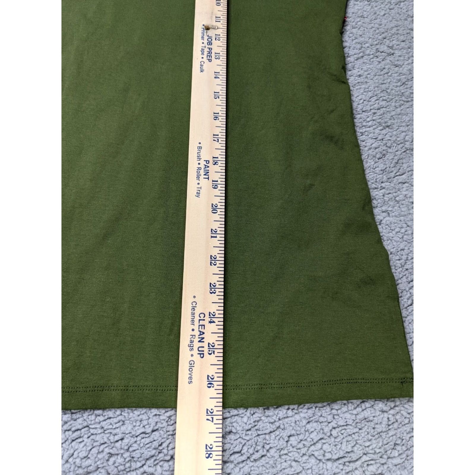 Avenue Avenue Women's T-Shirt Small Short Sleeve V-Neck Dark Green 22/24 NEW Size 3XL / US 20-22 - 4 Thumbnail