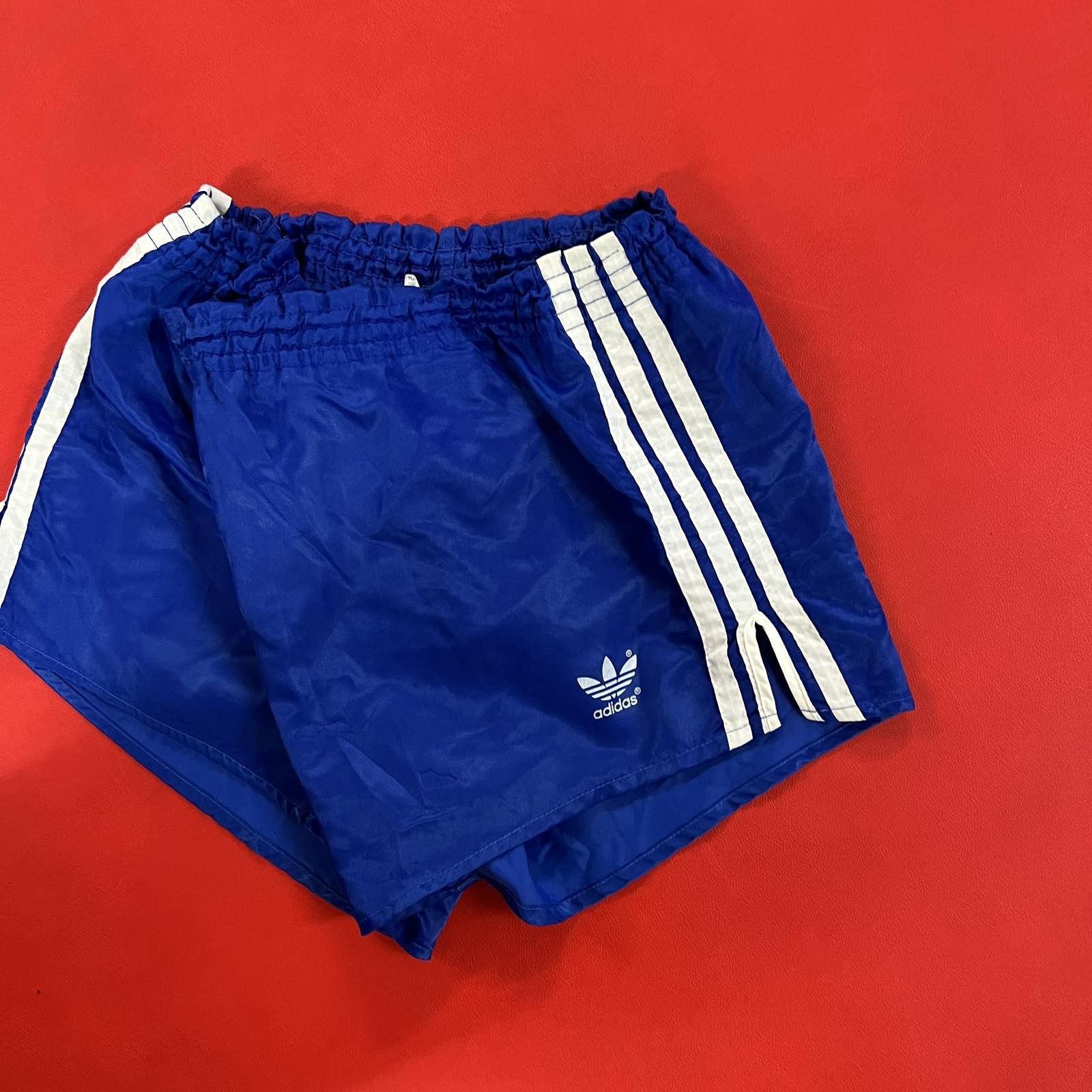 Adidas × Vintage Adidas vintage soccer Nylon shorts Sz M W.Germany 80s Size US 32 / EU 48 - 3 Thumbnail