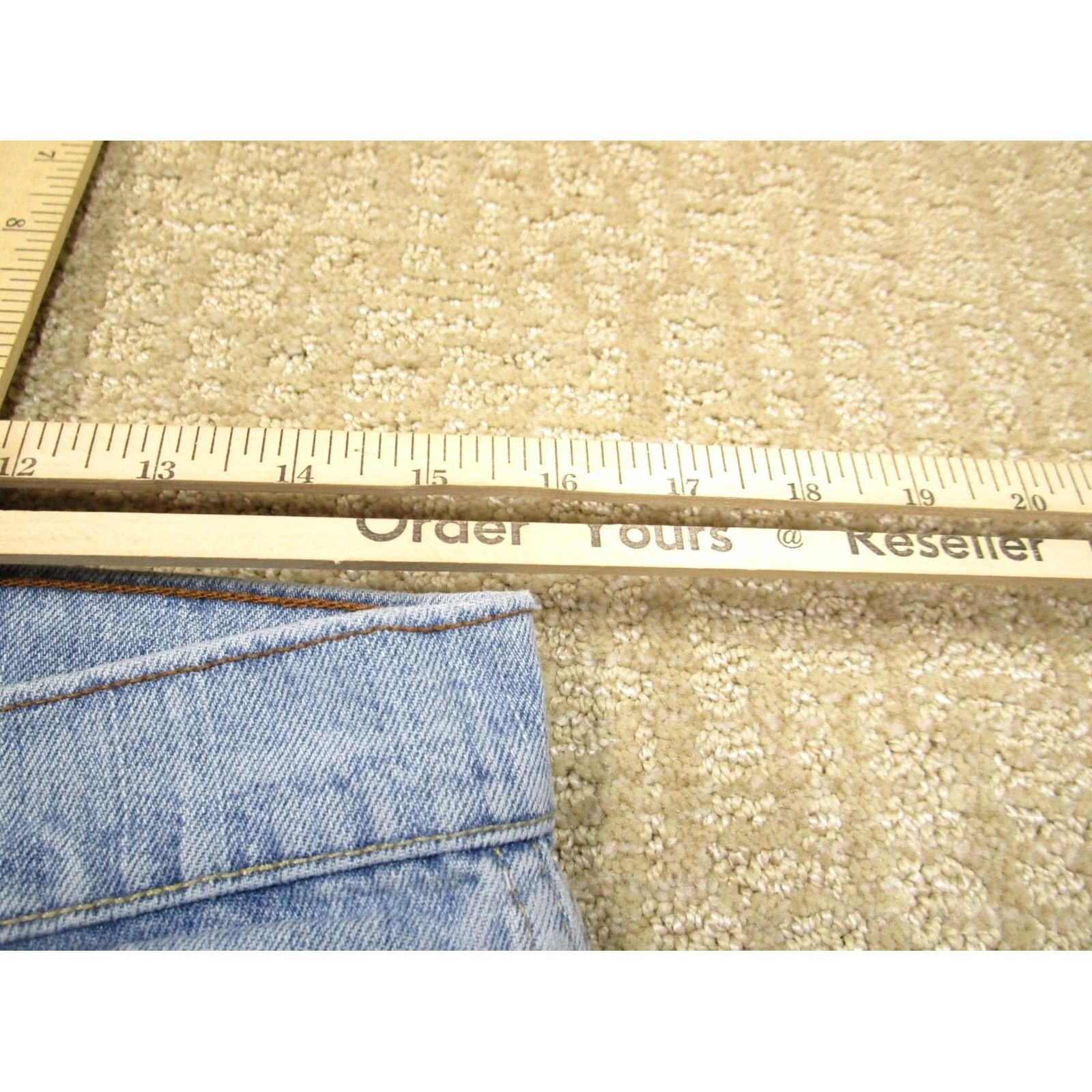 Wrangler Wrangler Retro Jeans Men 31x34 Blue Bootcut Western Pants Light Wash Distressed Jeans Size US 31 - 5 Thumbnail