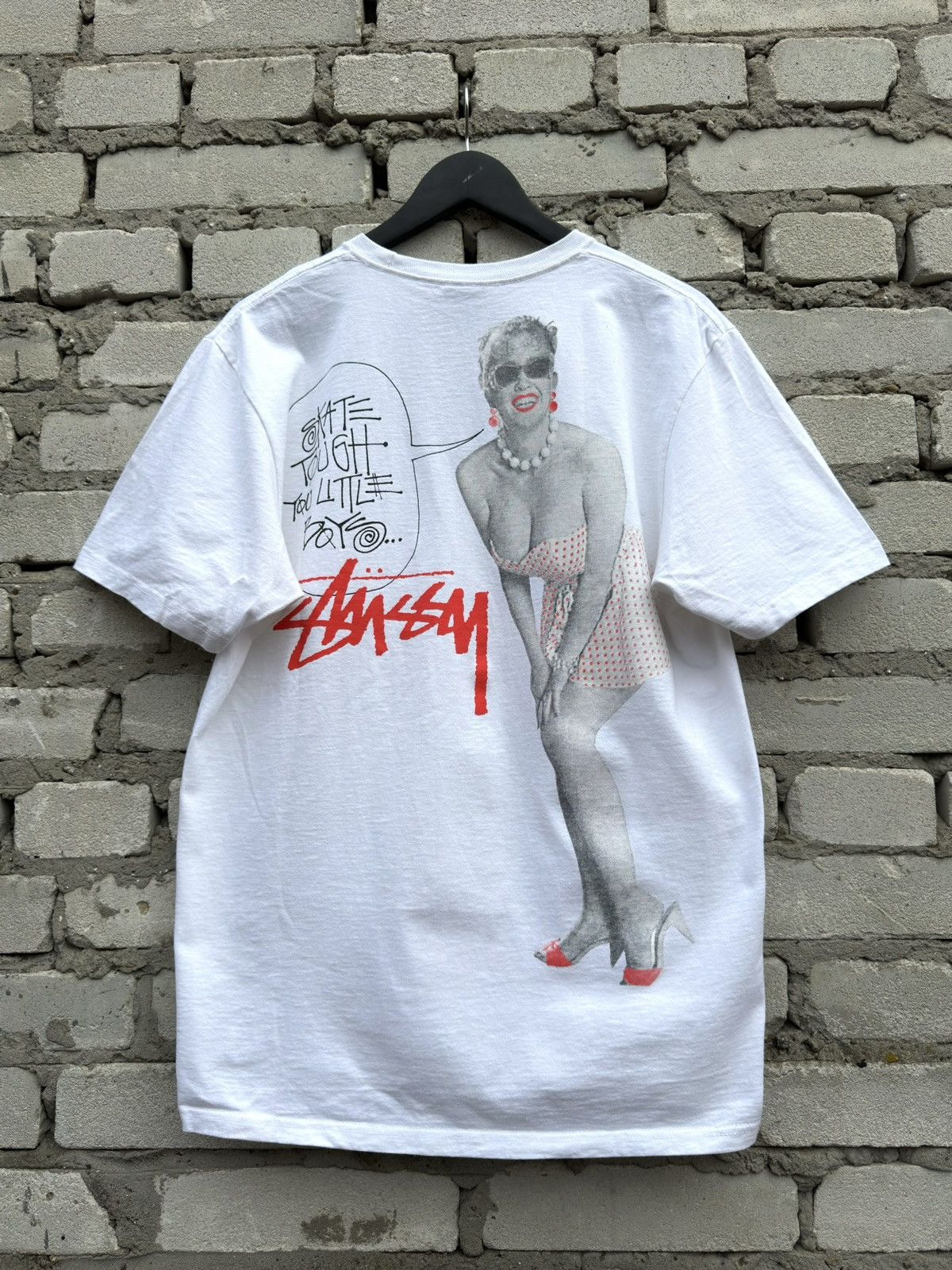 Stussy Stussy Skate Tough Printed Hot Woman T Shirt Size US M / EU 48-50 / 2 - 1 Thumbnail