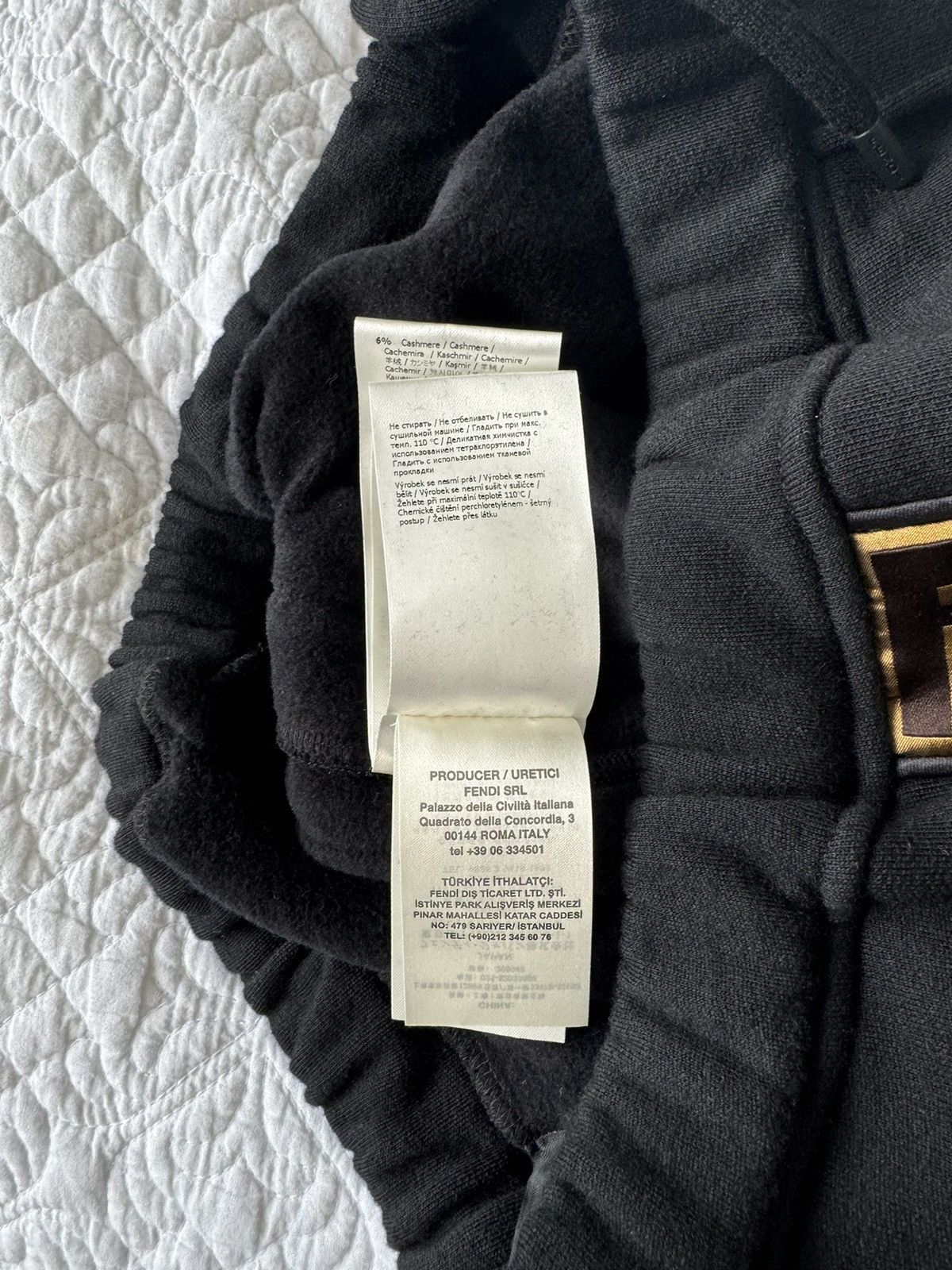 Fendi Fendi cotton logo track pants Size US 32 / EU 48 - 8 Thumbnail