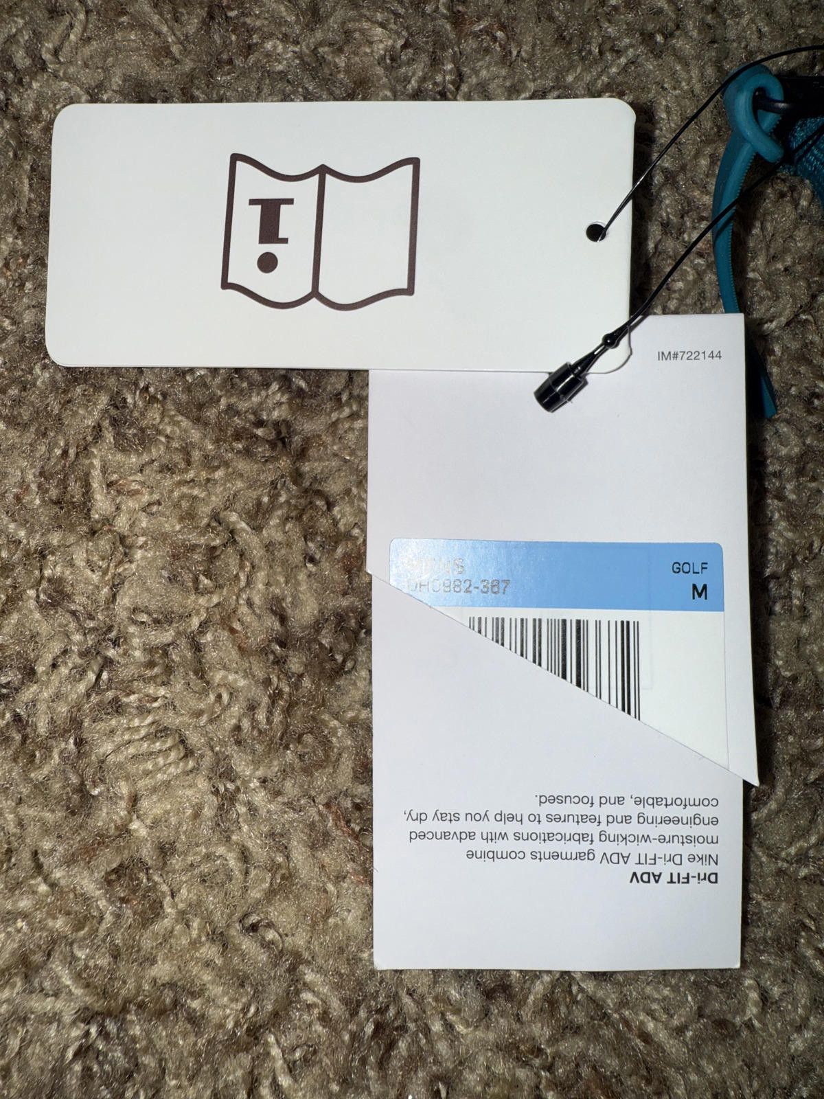 Nike Nike Dri-FIT ADV Vapor Quarter-Zip Golf Top Pullover Sample Size US M / EU 48-50 / 2 - 11 Thumbnail