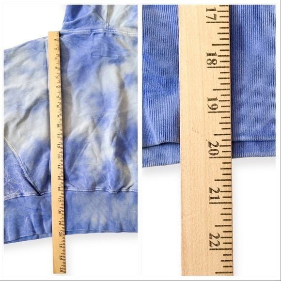 Other New with tag, DANNIJO Tie Dye Hoodie, Blue & White, Size M Size M / US 6-8 / IT 42-44 - 11 Thumbnail