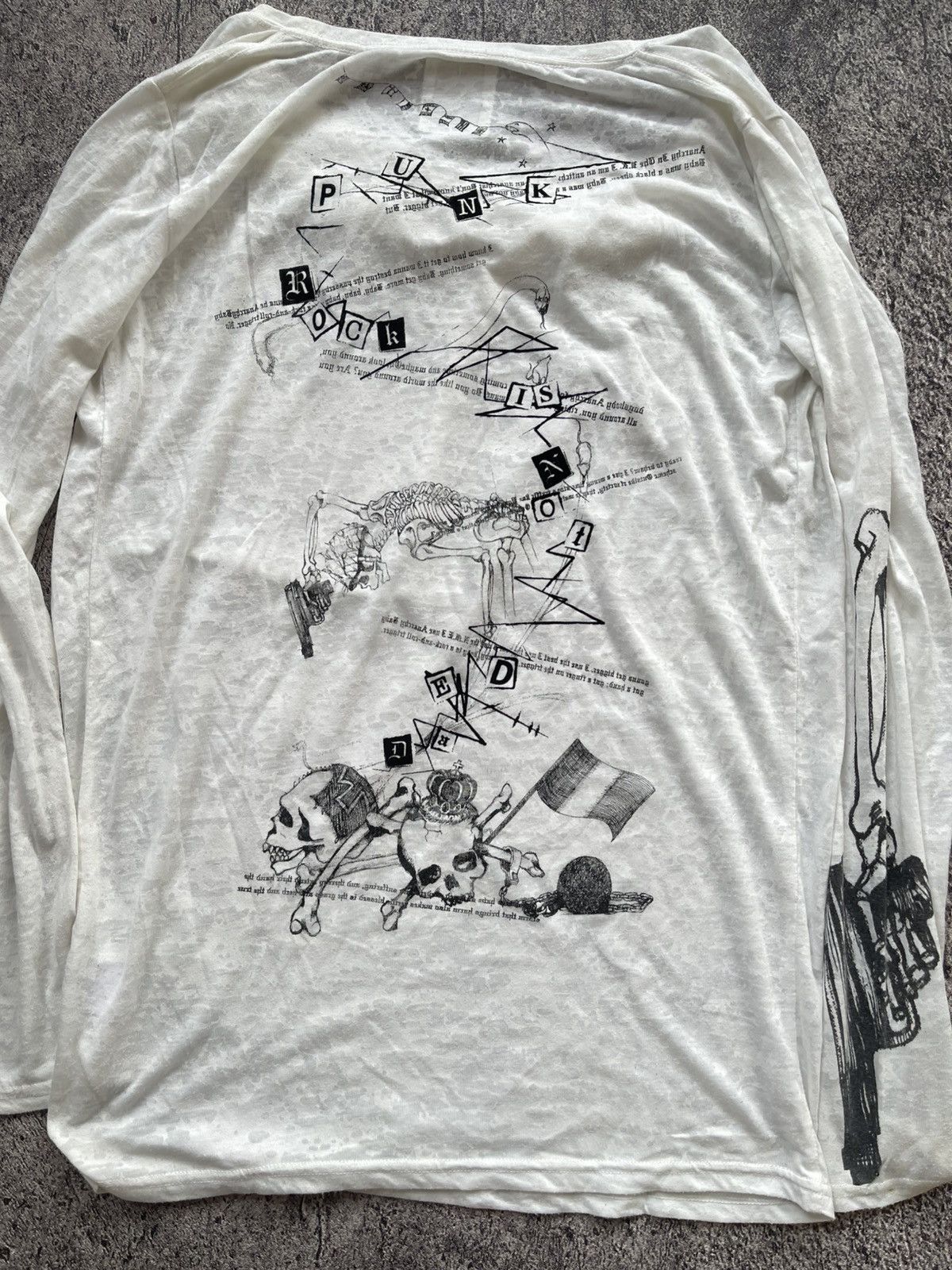 PPFM Y2K PPFM Skull Ifsixwasnine longsleeve Size US L / EU 52-54 / 3 - 5 Thumbnail