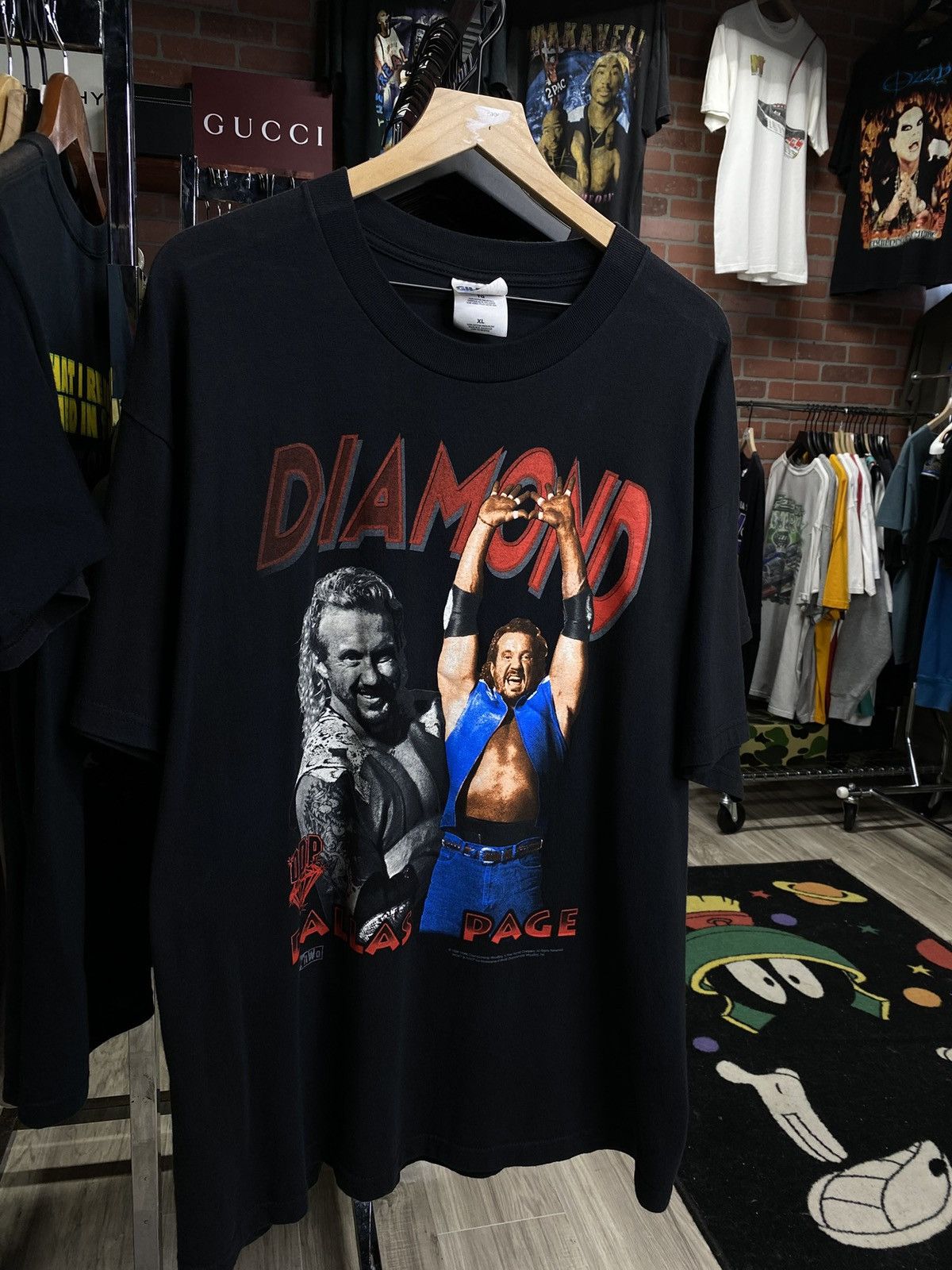 Vintage Vintage 1998 Diamond Dallas Page WCW Wrestling T-Shirt XL Size US XL / EU 56 / 4 - 1 Thumbnail