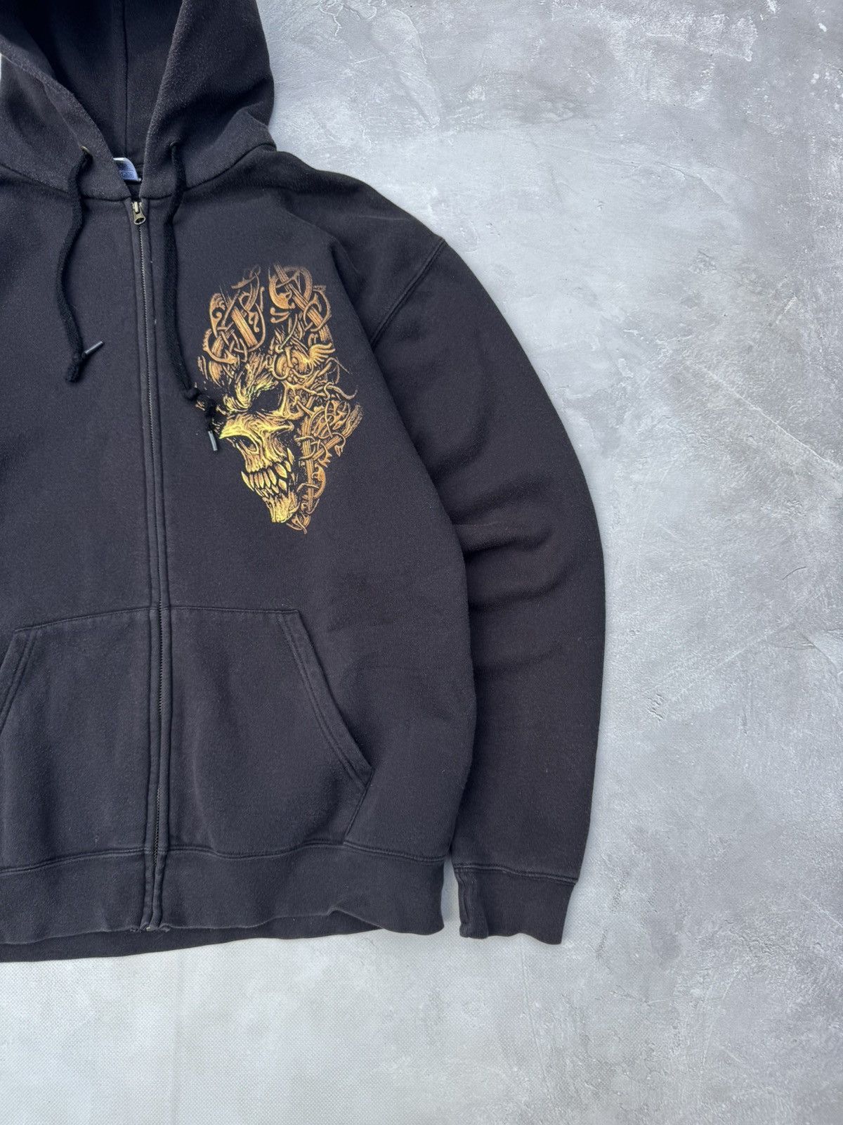 Band Tees Vintage Amon Amarth Fade Baggy Zip Hoodie Size US L / EU 52-54 / 3 - 5 Thumbnail
