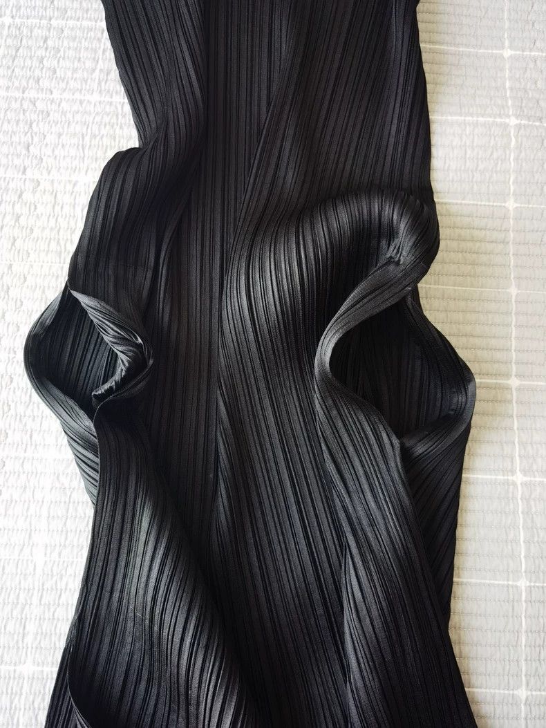 Issey Miyake Issey Miyake black dress Size L / US 10 / IT 46 - 4 Thumbnail
