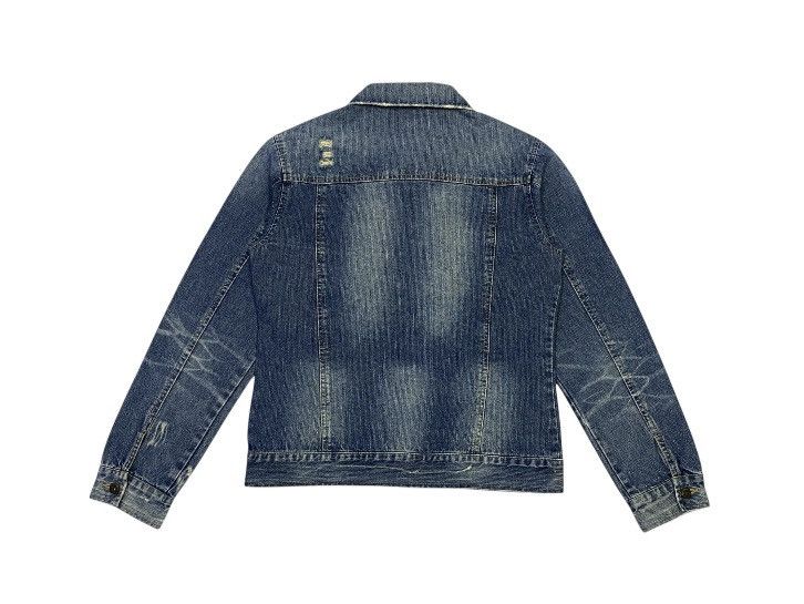 In The Attic In The Attic Cyberpunk Ripped Distressed Denim Jacket Size US M / EU 48-50 / 2 - 3 Thumbnail