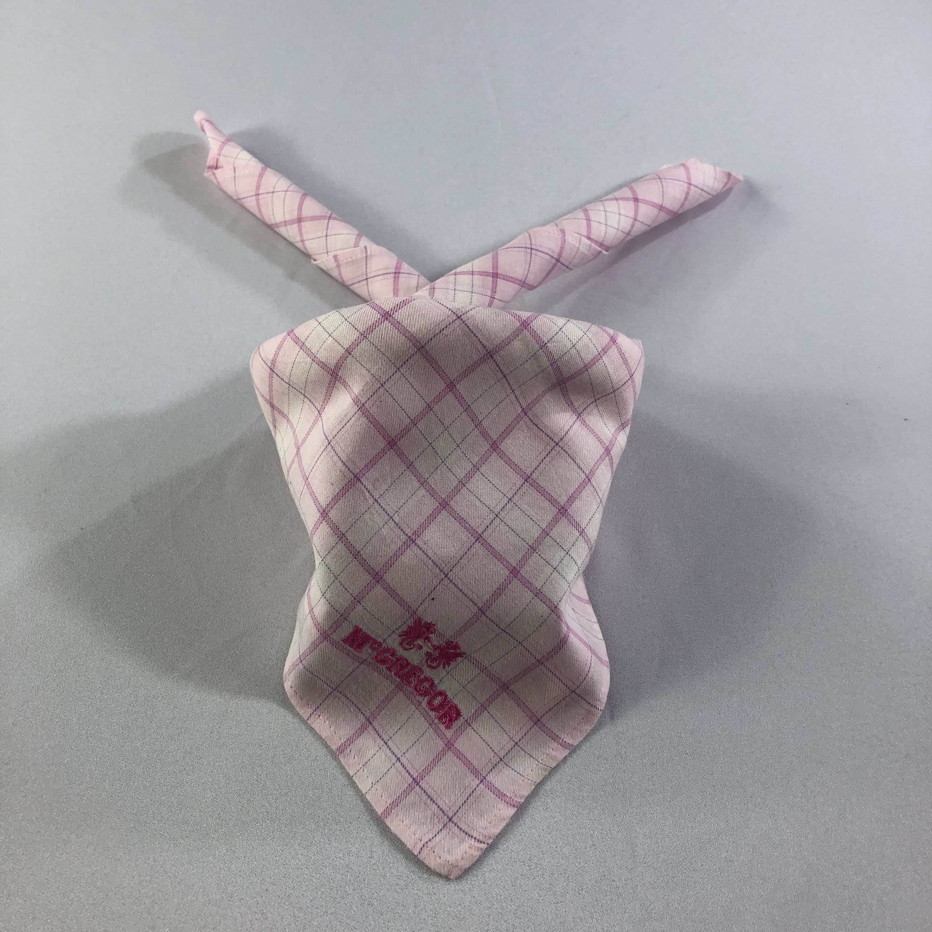 McGregor × Vintage McGregor Pink Handkerchief Neckerchief Bandana H1873 Size ONE SIZE - 1 Thumbnail