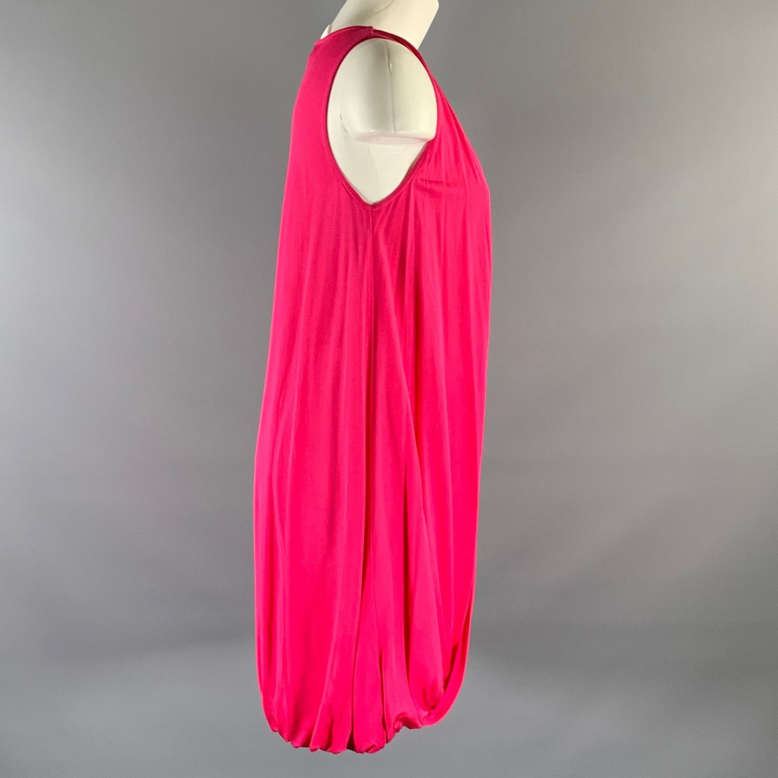 Alice + Olivia ALICE + OLIVIA Size XS Pink Viscose Silk Sleeveless Dress Size XS / US 0-2 / IT 36-38 - 2 Thumbnail