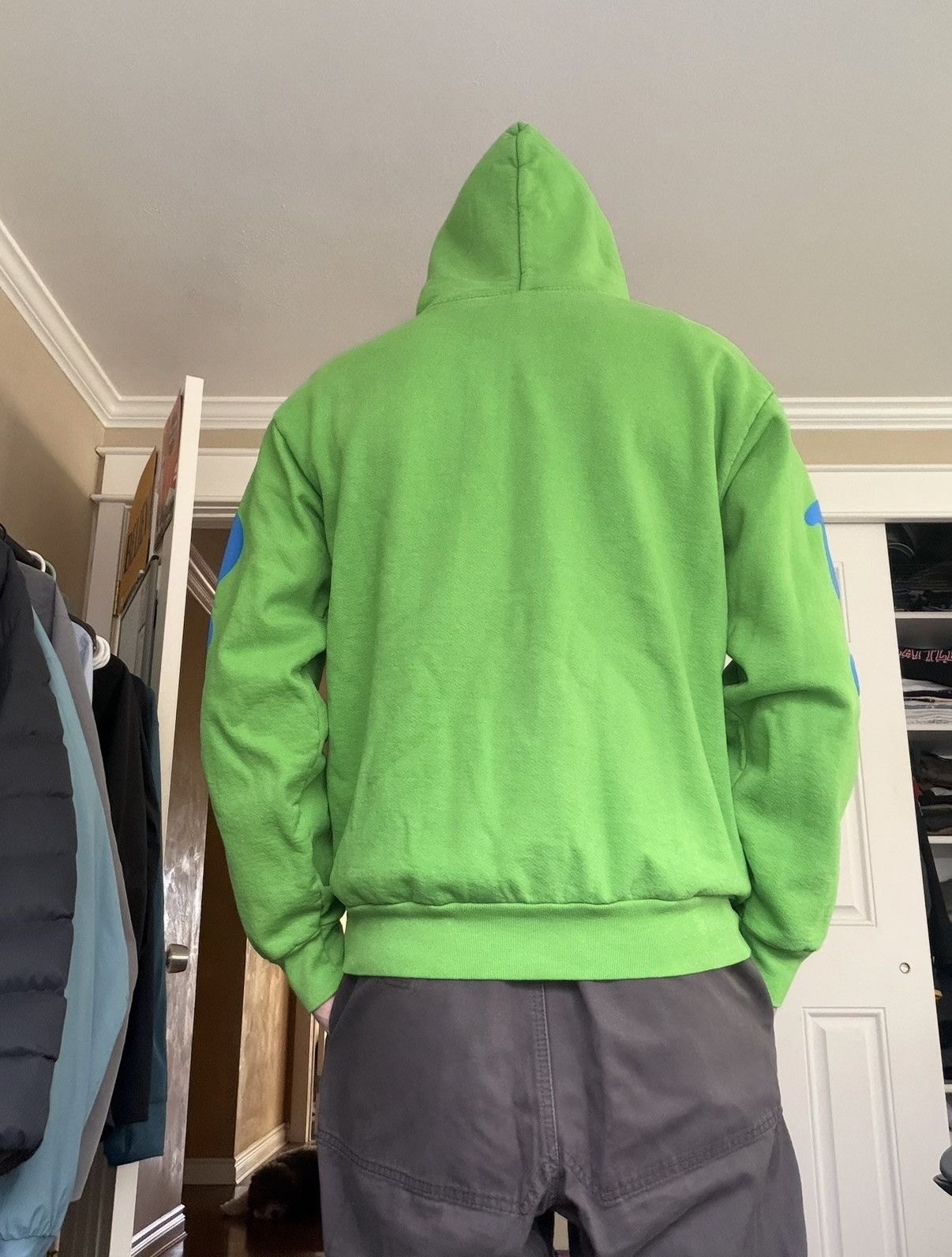 Video Store Apparel Video Store Hoodie - Green w Blue Puff Print Size US M / EU 48-50 / 2 - 11 Thumbnail