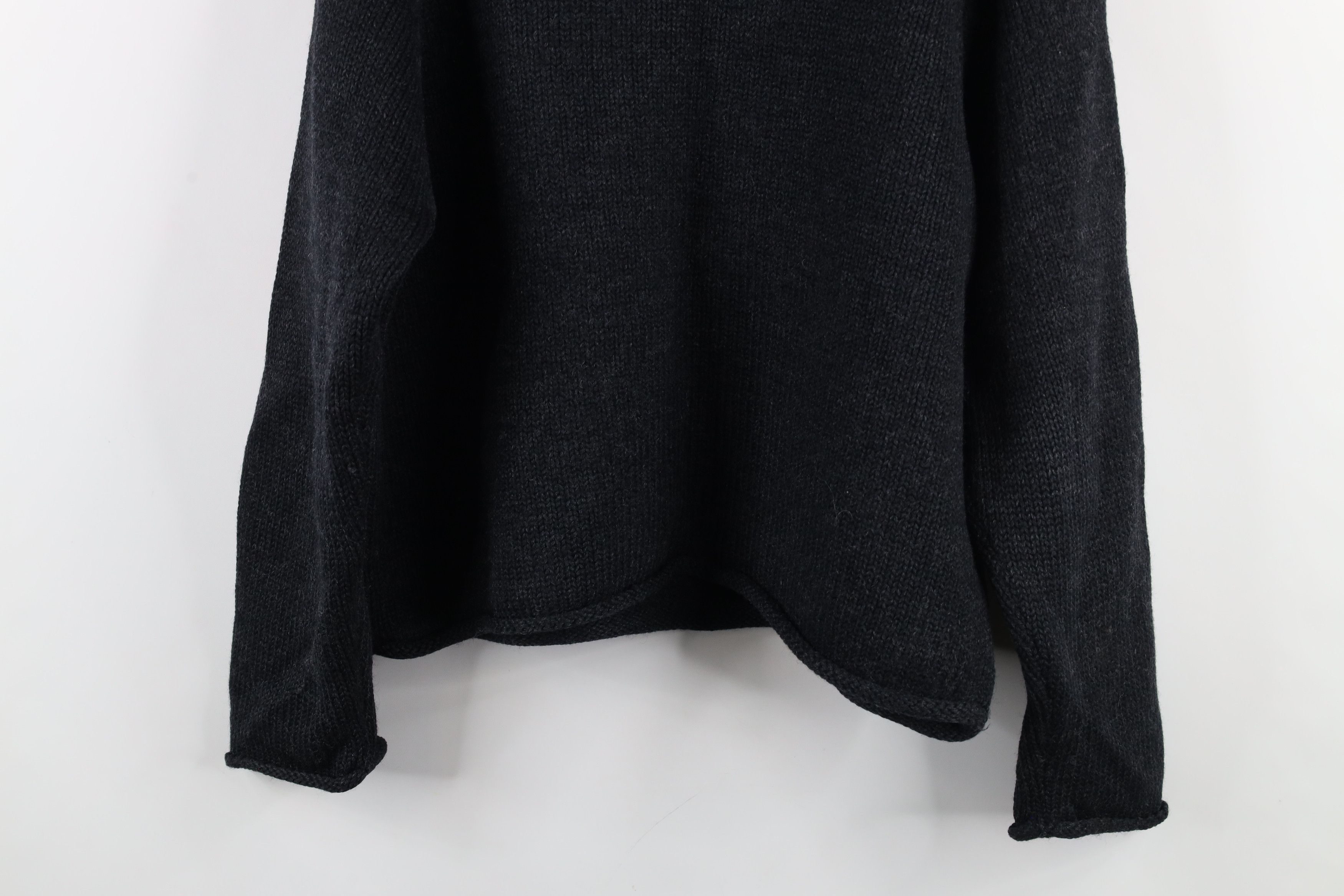 J.Crew × Vintage Vintage 90s J Crew Marled Wool Knit Turtleneck Sweater Size L / US 10 / IT 46 - 10 Thumbnail