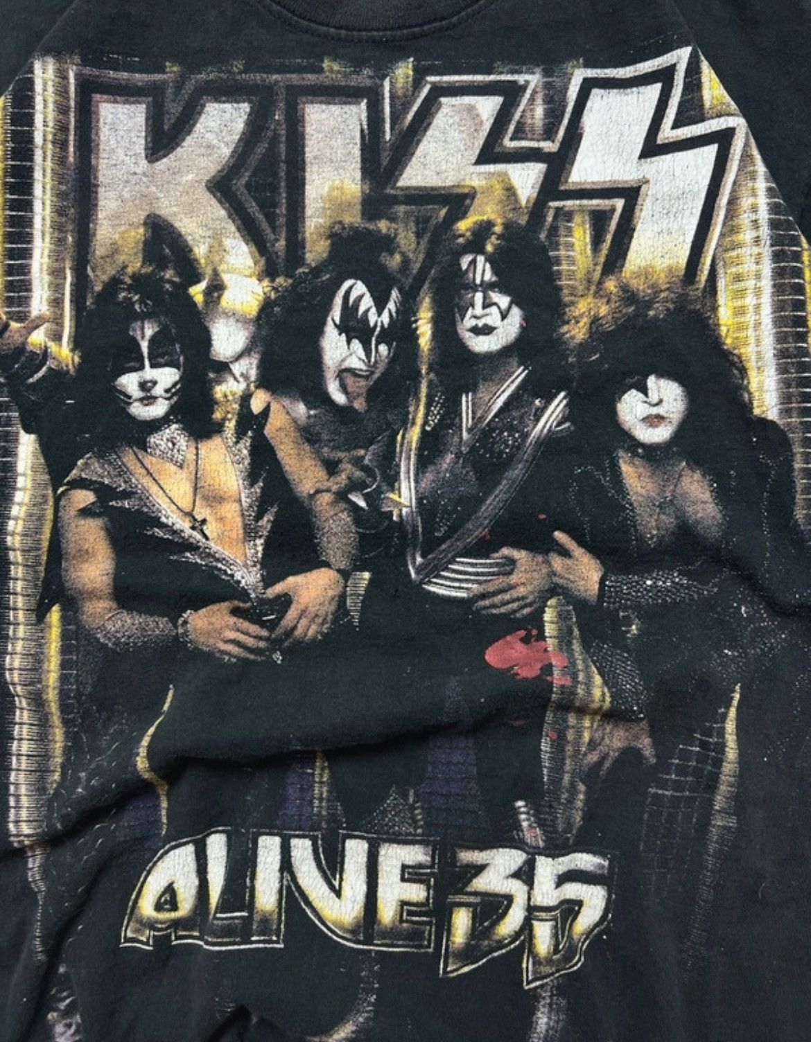 KISS × Vintage Vintage kiss alive 35 tshirt Size US L / EU 52-54 / 3 - 4 Thumbnail