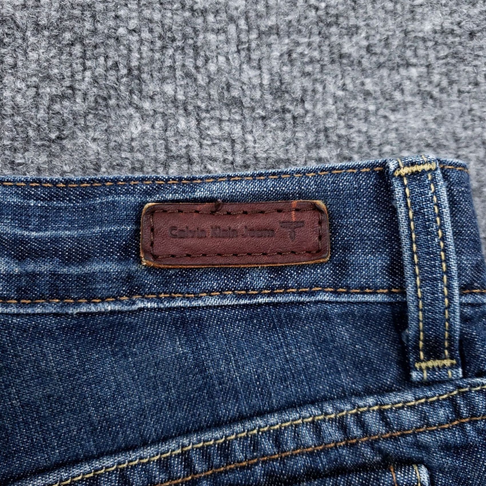 Calvin Klein Calvin Klein Womens Shorts Blue 2 Skimmer 12" Mid-Rise 5-Pocket Denim Rinse Wash Size 26" / US 2 / IT 38 - 3 Thumbnail