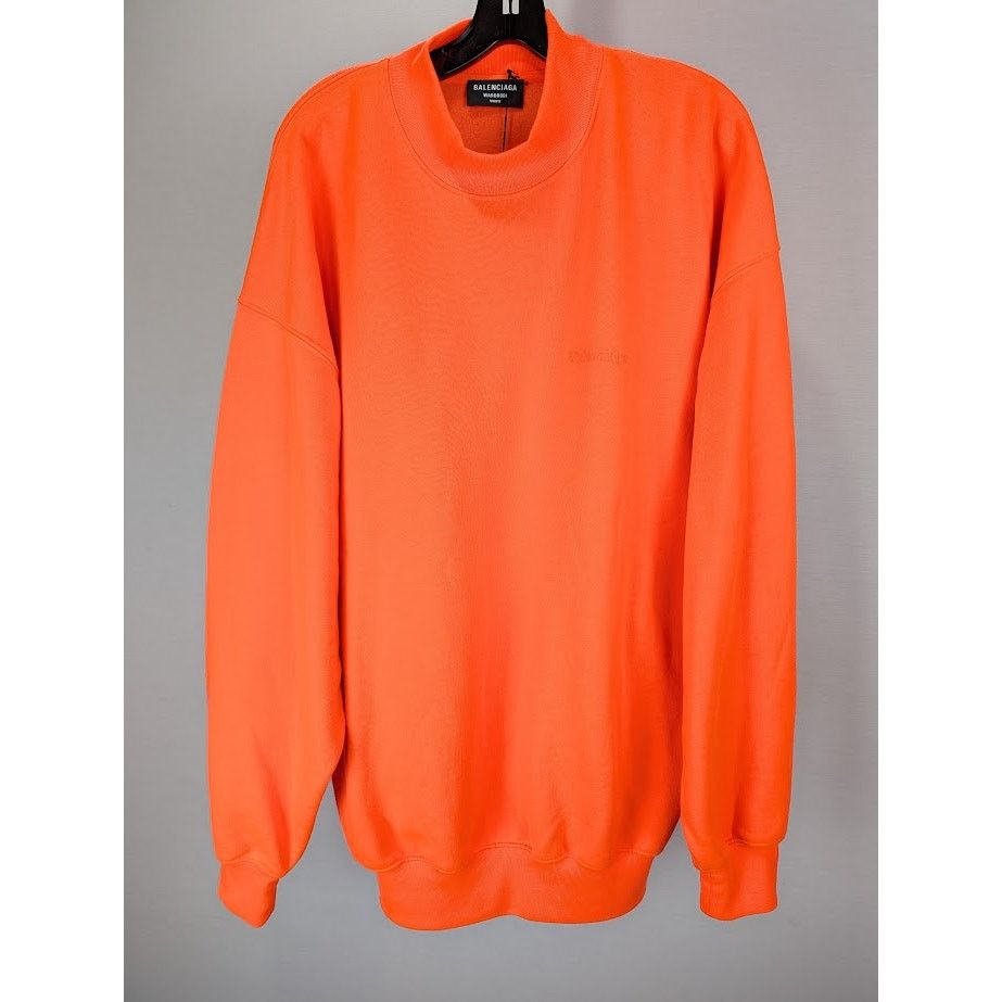 Balenciaga o1rshd1 Crewneck BB Corp Molleton in Yellow-Gold Size US M / EU 48-50 / 2 - 2 Thumbnail