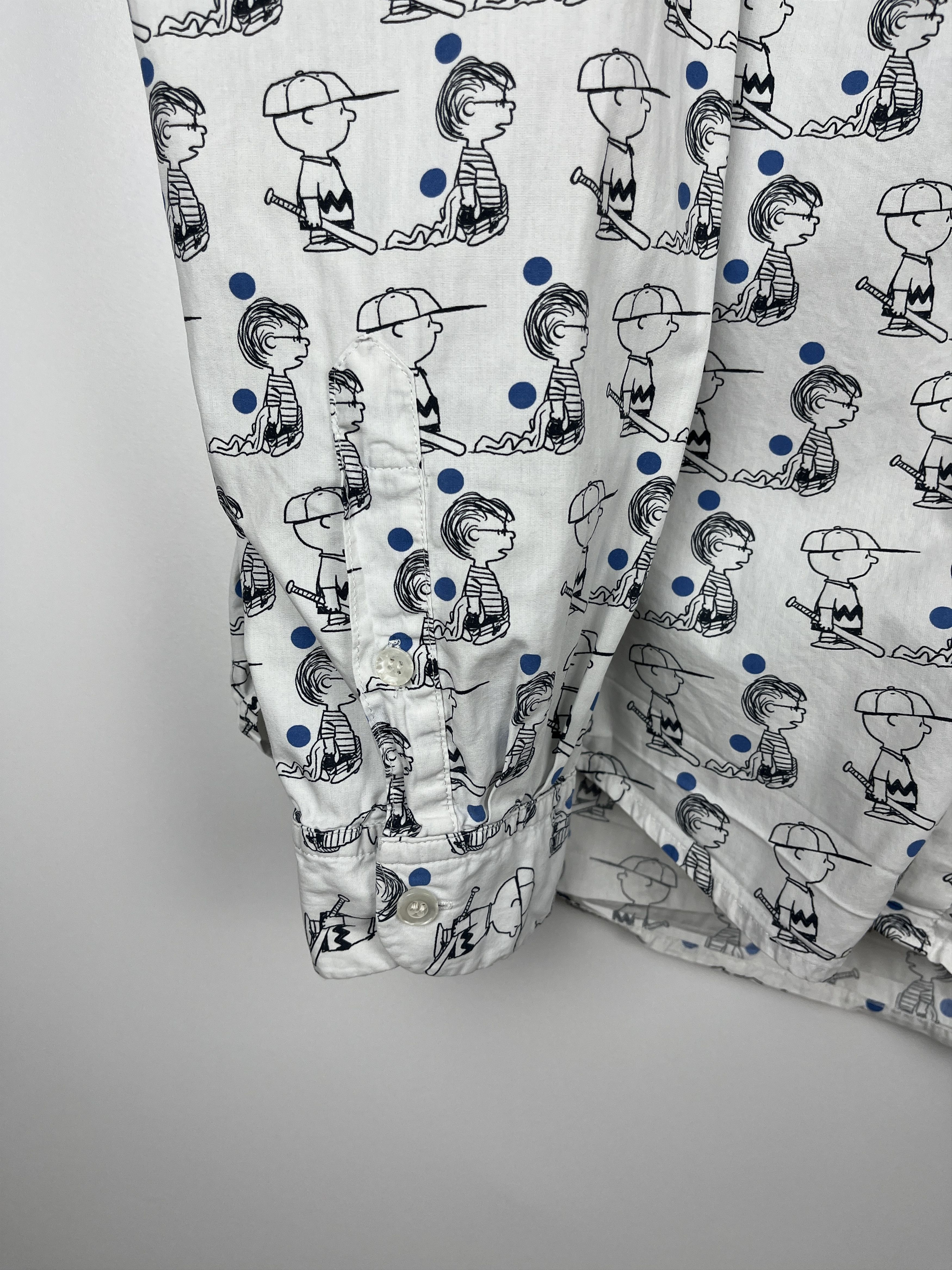 Peanuts Peter Jensen x Peanuts Long Sleeve Shirt Size fits to M Size US M / EU 48-50 / 2 - 9 Thumbnail