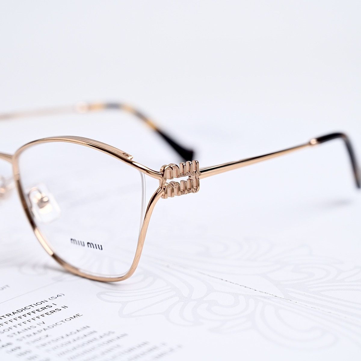 Miu Miu MIU MIU 0MU 53UV GLASSES Size ONE SIZE - 3 Thumbnail