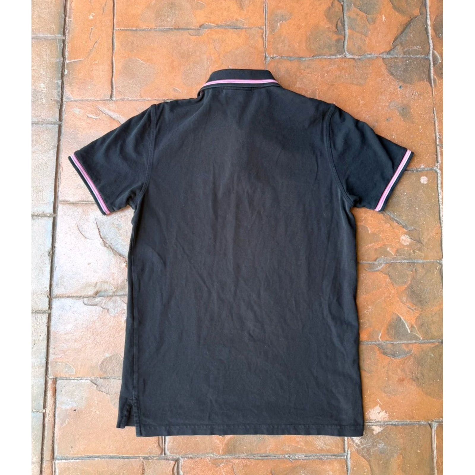 Psycho Bunny Psycho Bunny Polo Shirt Men’s 5 Black Pima Cotton Short Sleeve Pink Trim Polo Shirt Mens 5 Black Size US S / EU 44-46 / 1 - 4 Thumbnail