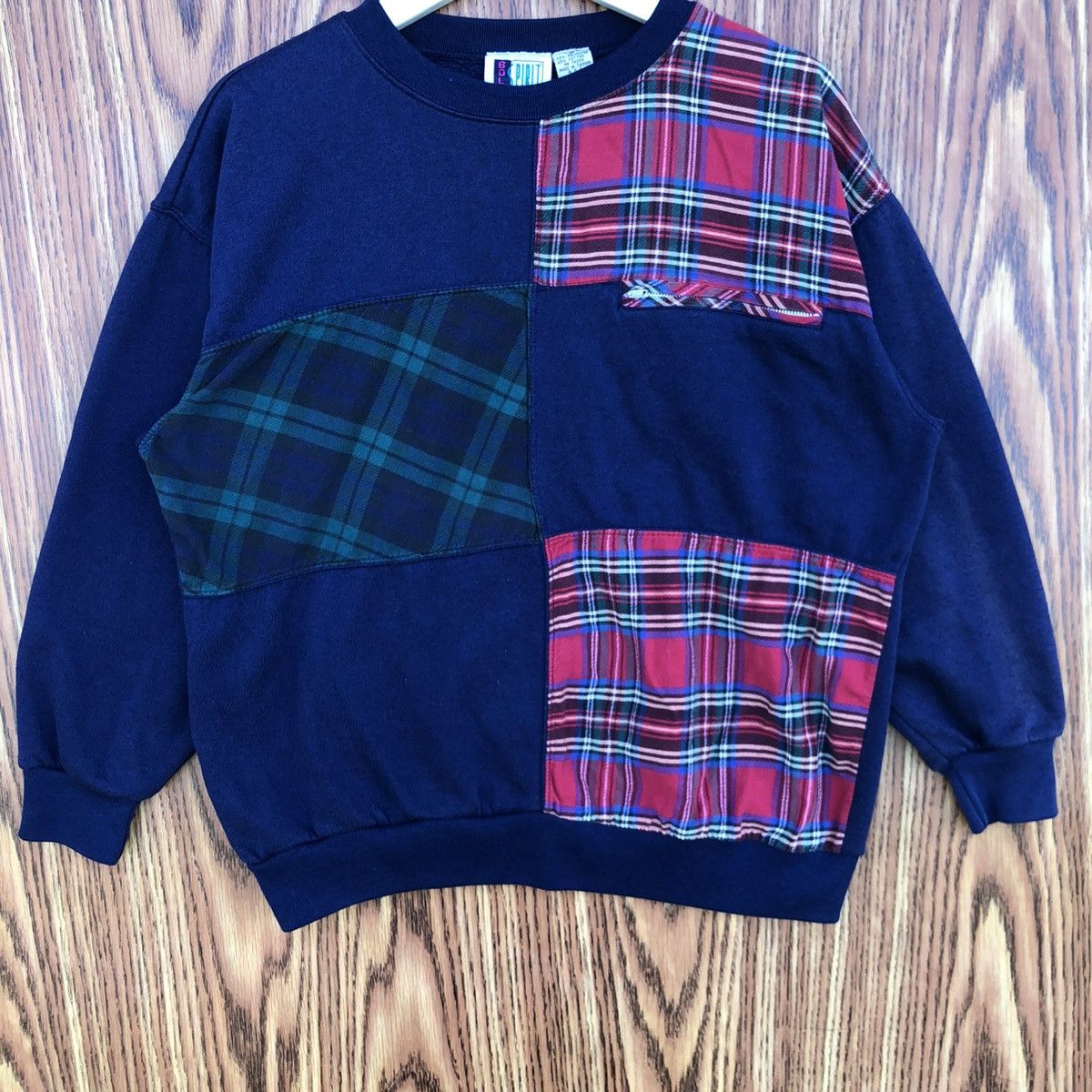 Vintage Vintage Bolo Spirit Patchwork Pullover Sweatshirt Size US M / EU 48-50 / 2 - 4 Thumbnail