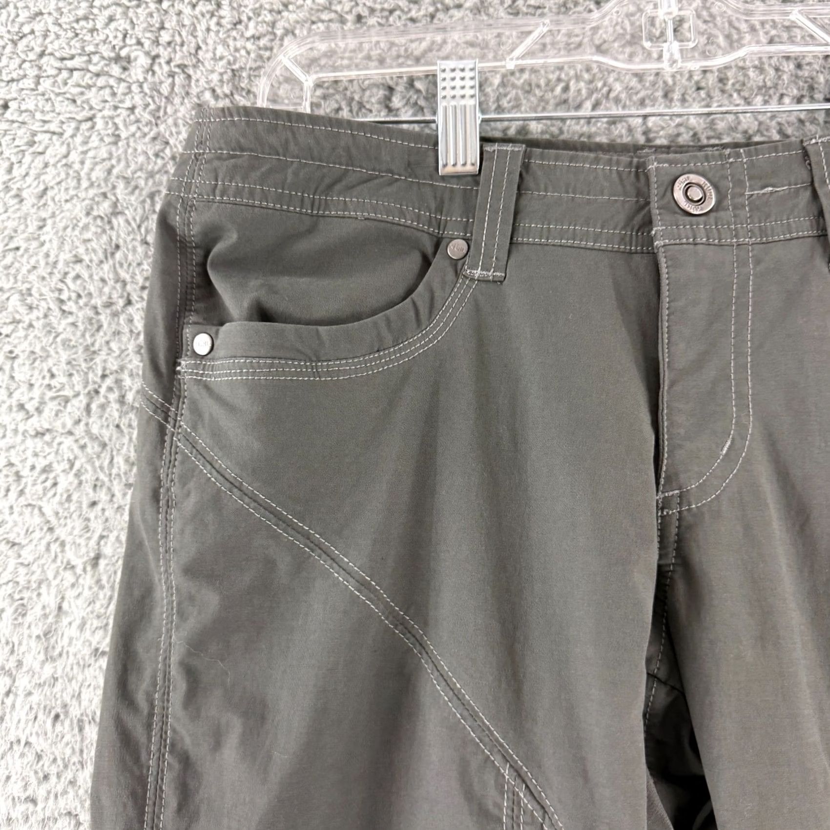 Vintage Kuhl Inspiratr Ankle Zip Pants Womens Size 6 Gray Hiking Travel Outdoor Casual Size 28" / US 6 / IT 42 - 4 Thumbnail